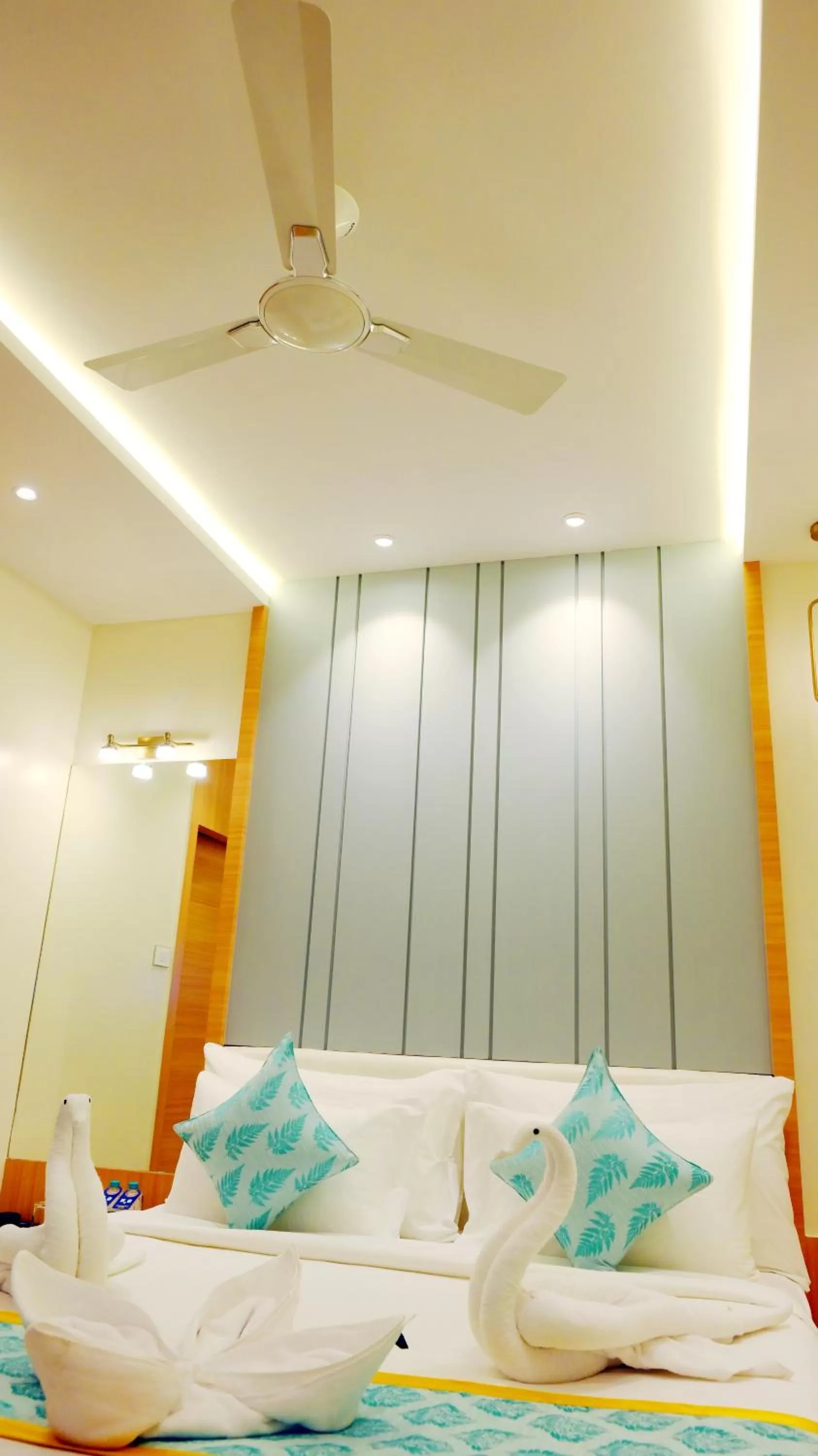 Bed in Hotel Sri Krishna Residency