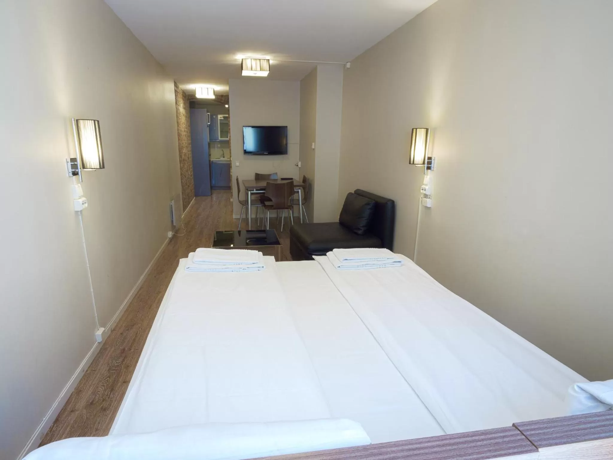 Bed in Central City Apartments