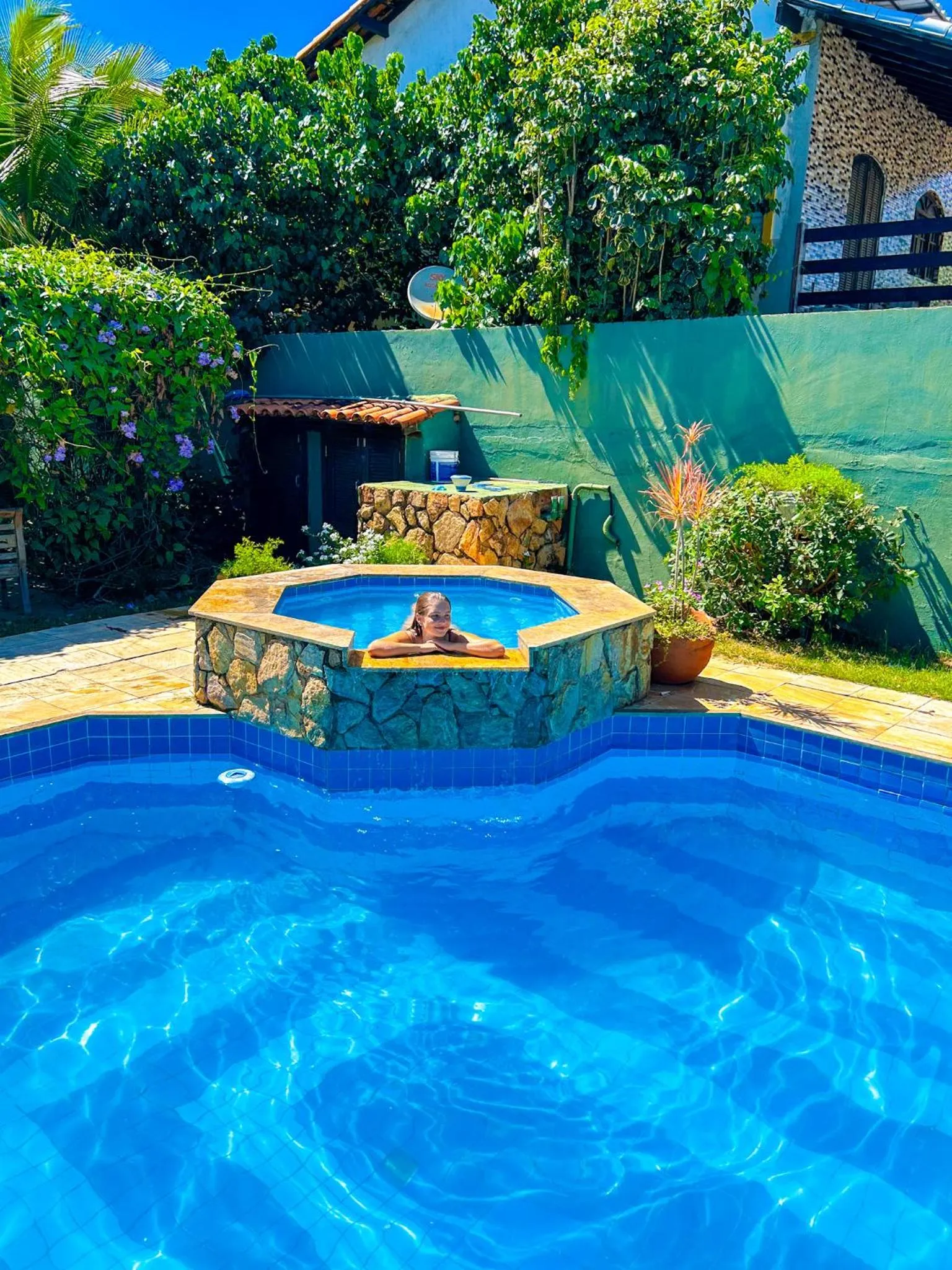 Swimming pool in IBELLO BEACH Pousada