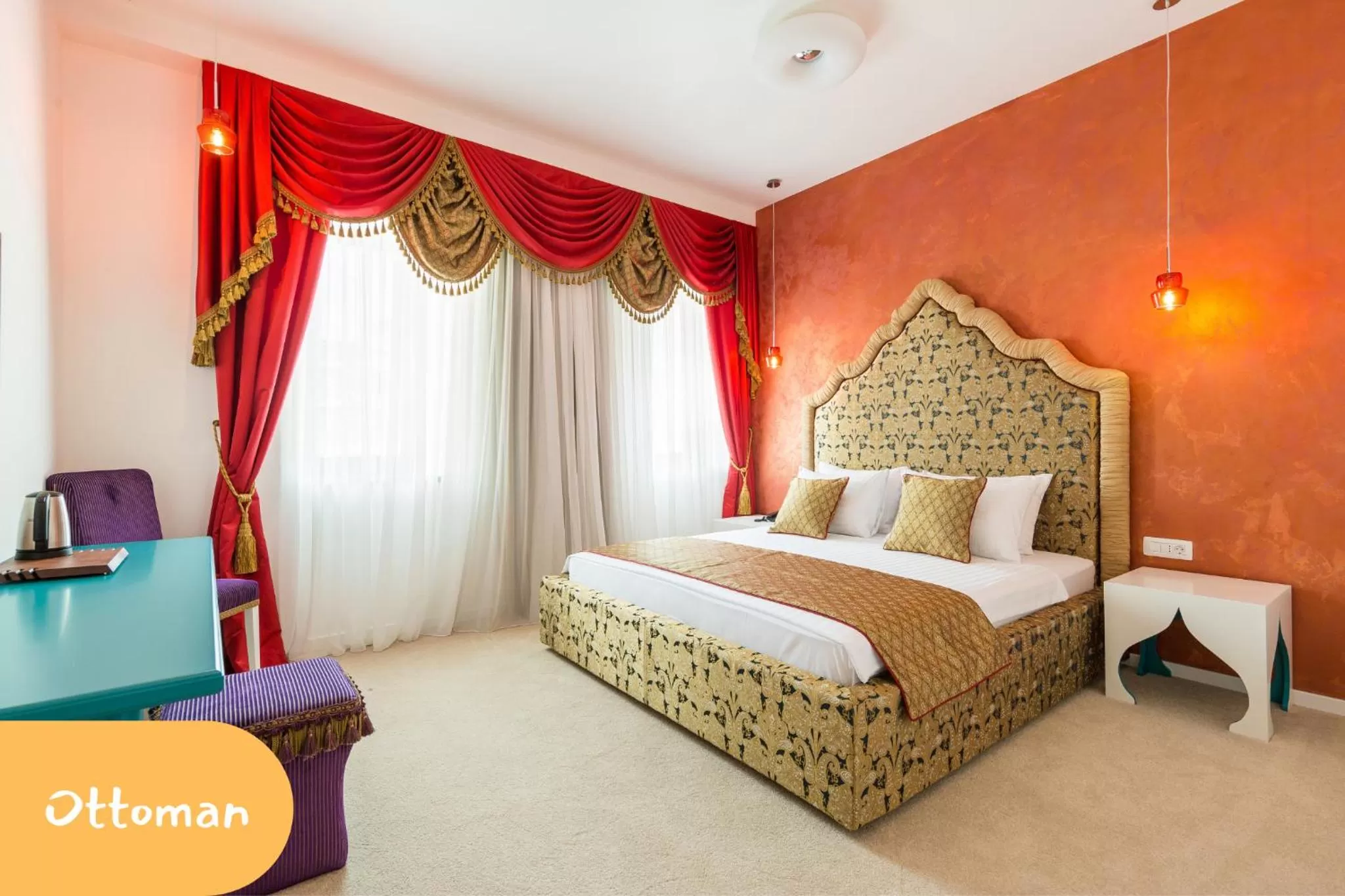 Bed in The Mansion Boutique Hotel