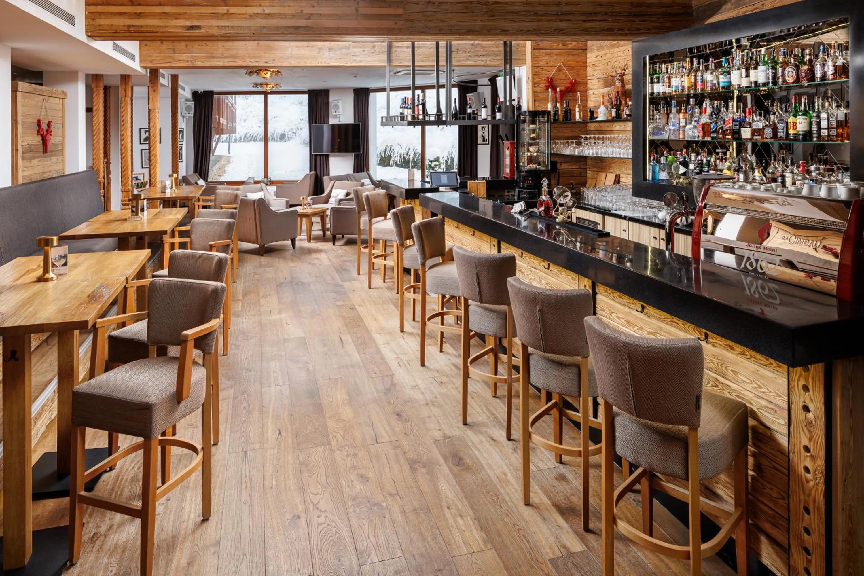 Lobby or reception in Teleferic Grand Hotel