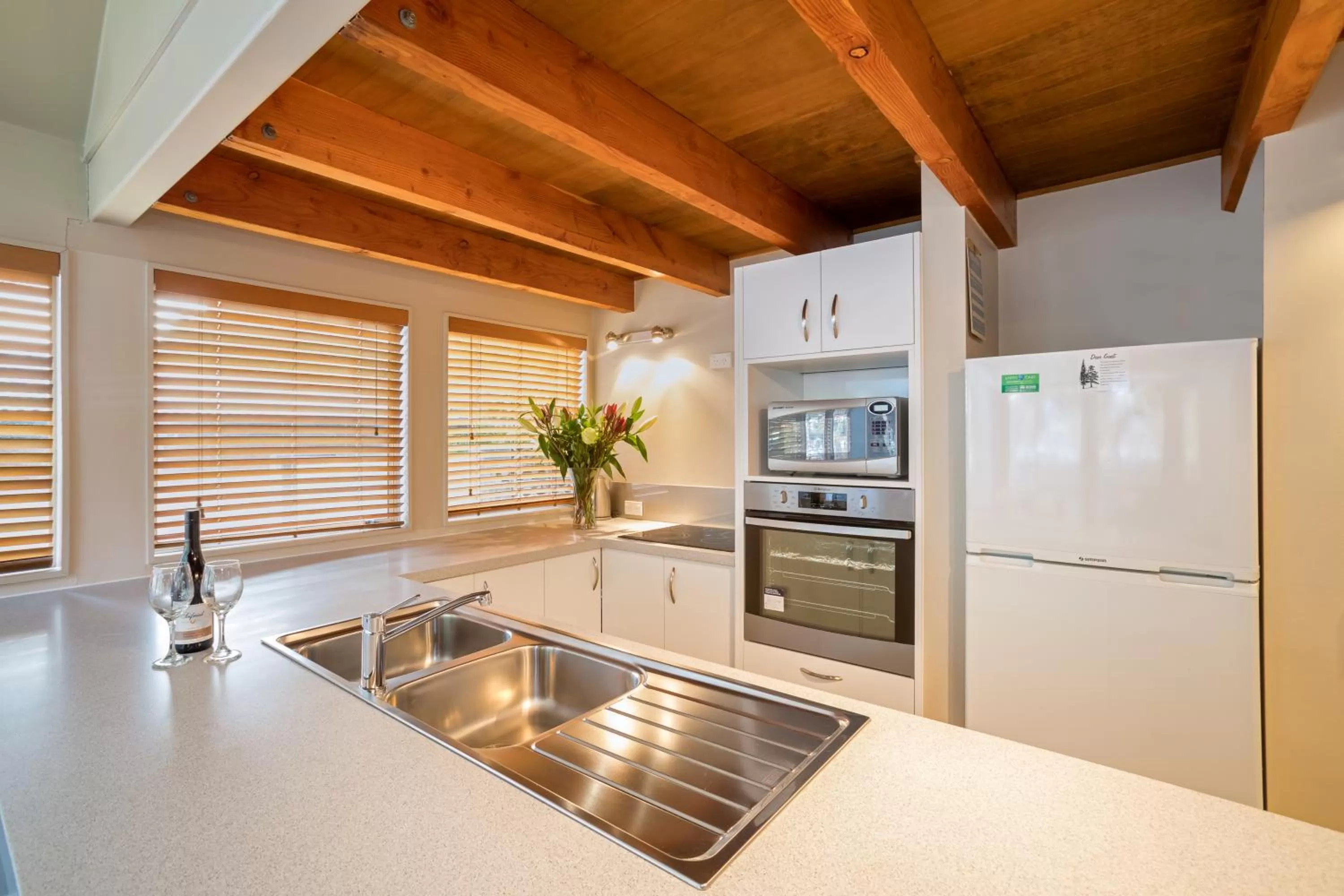 Kitchen or kitchenette in Cranbury Court Apartments