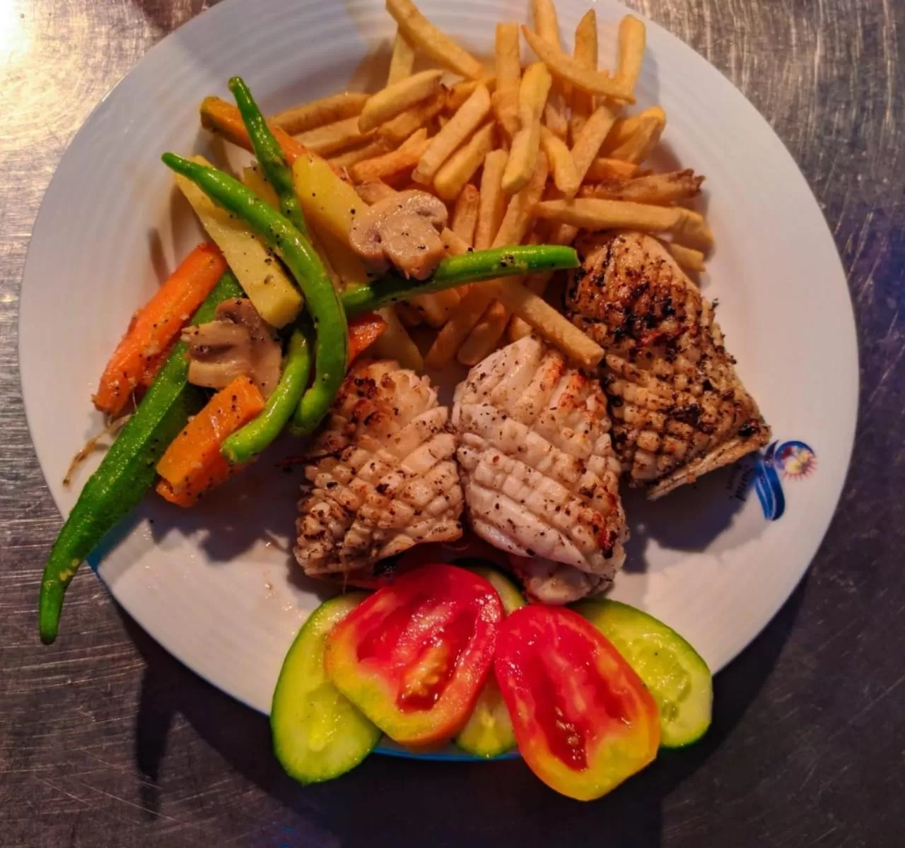 Food in Blue Sand Beach Resort