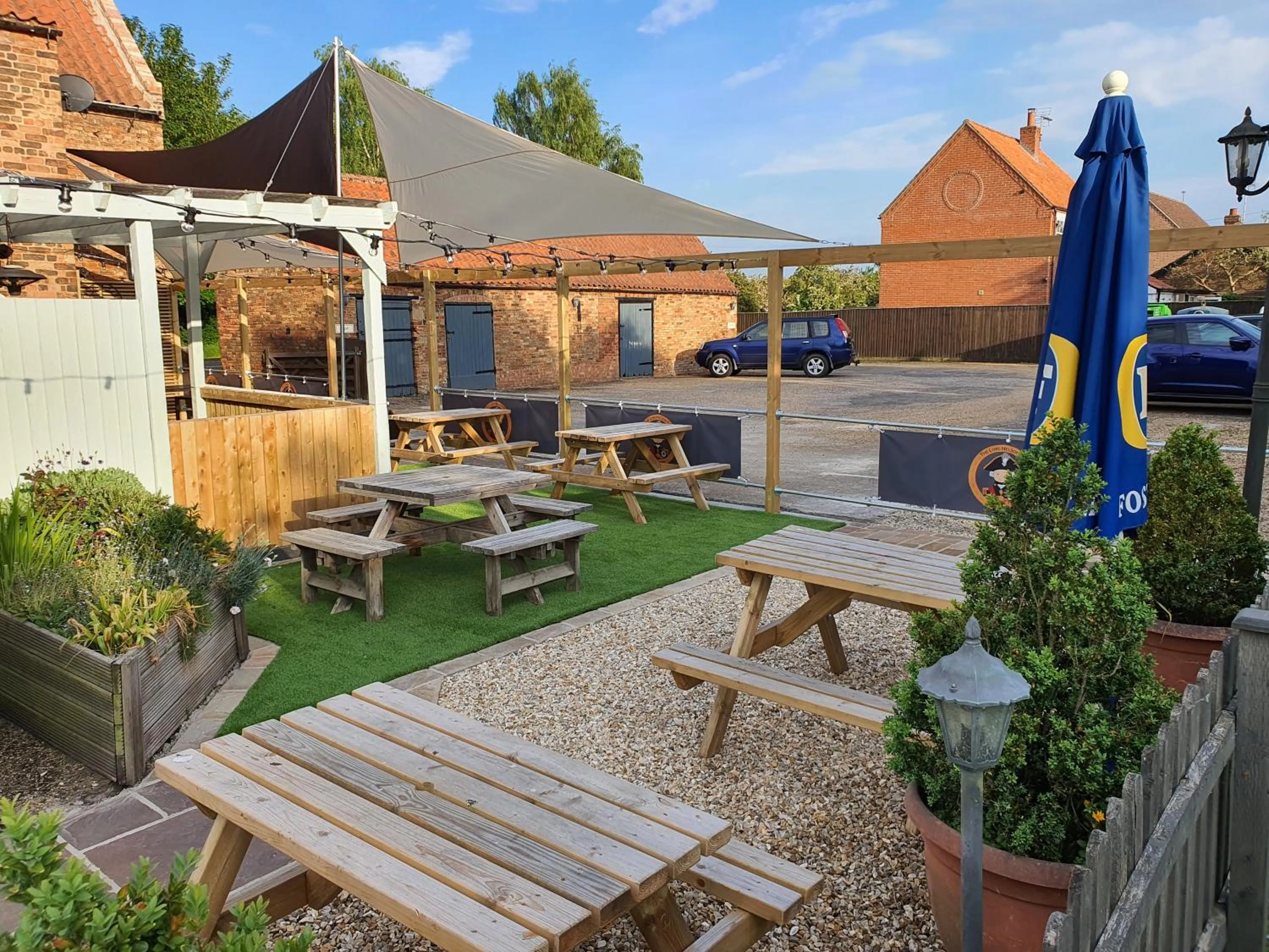 Garden in The Lord Nelson Inn