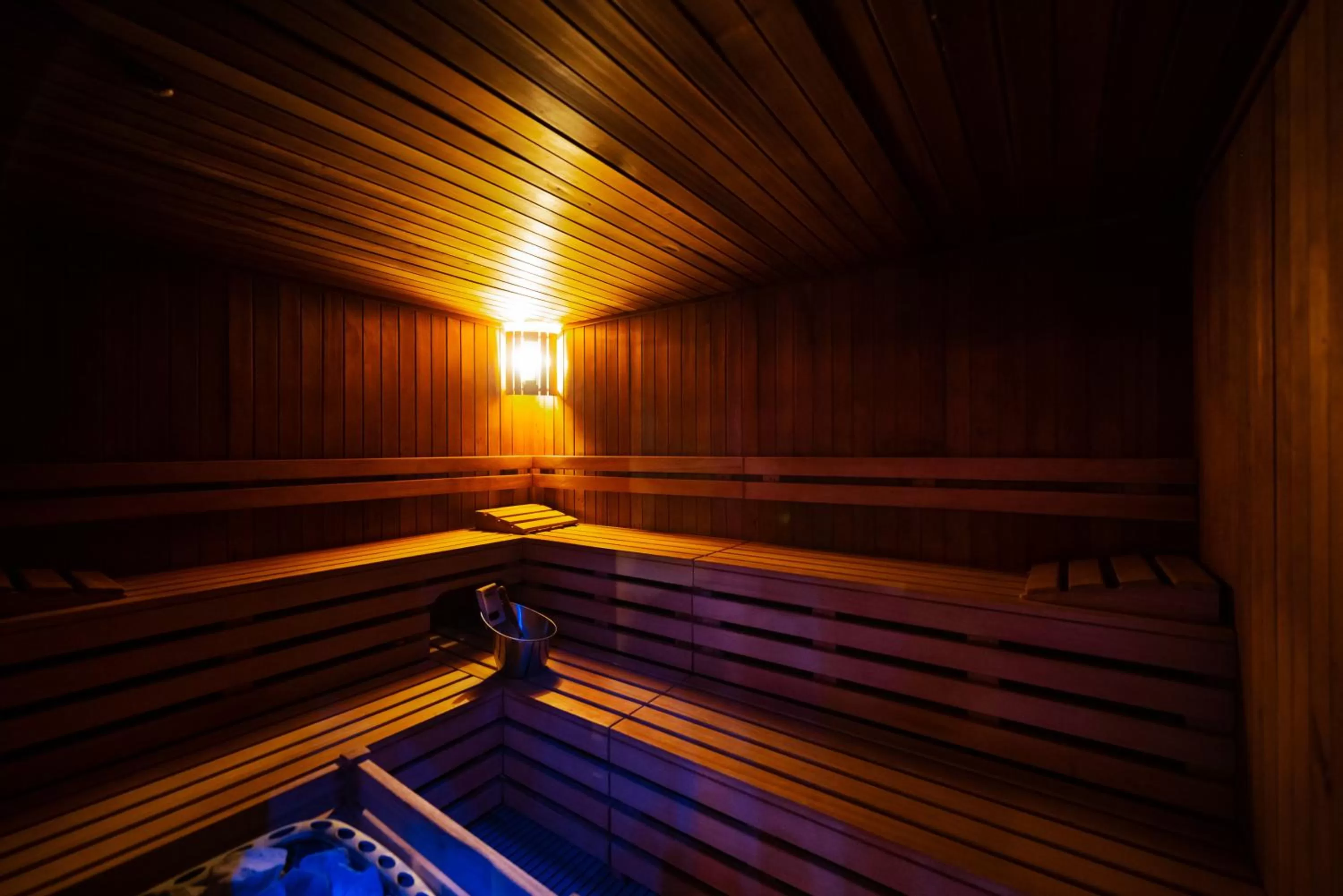 Sauna in Villa Luisa Resort & Luxury Apartments