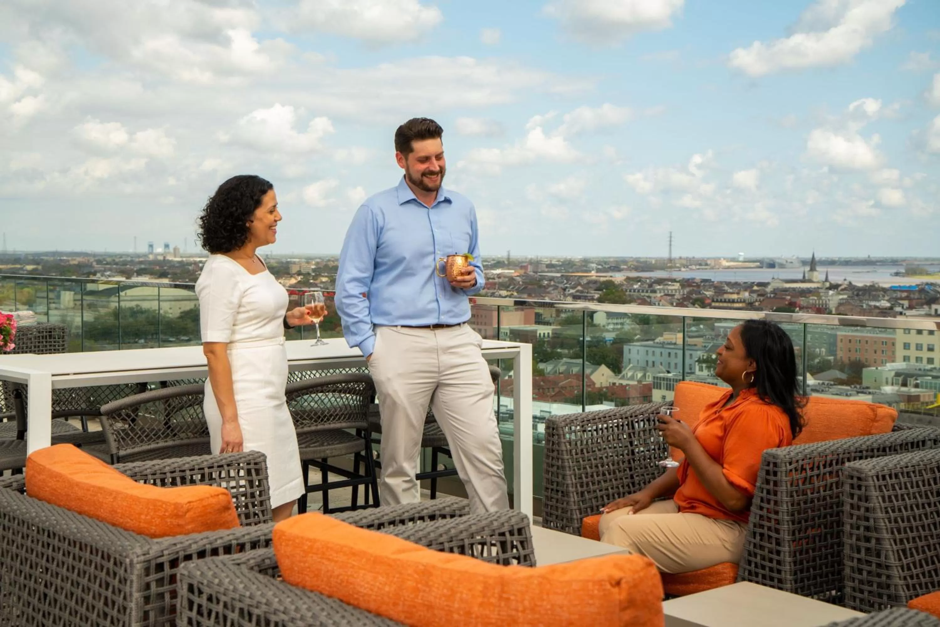 Lounge or bar in TownePlace Suites by Marriott New Orleans Downtown/Canal Street
