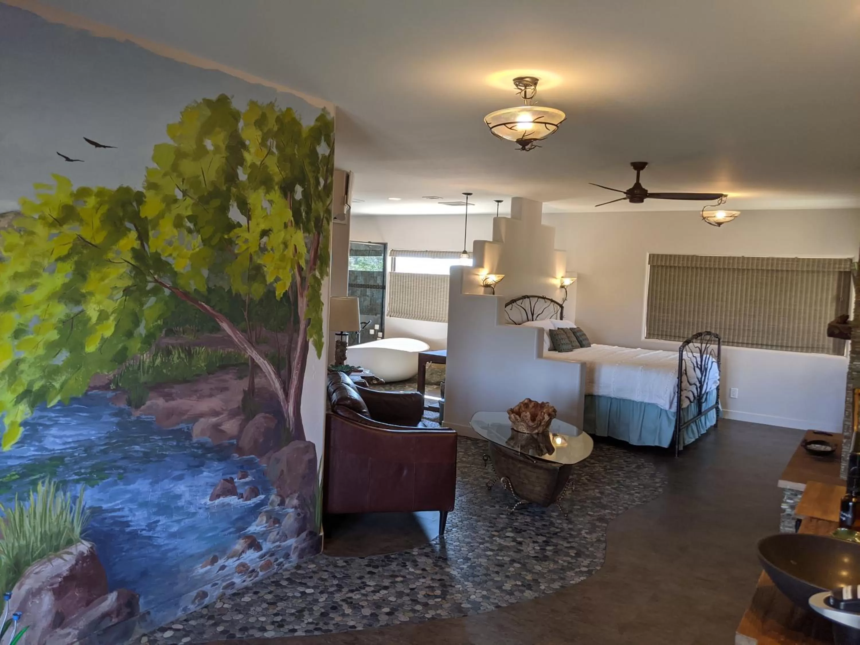 Seating area in Origins Bed and Breakfast