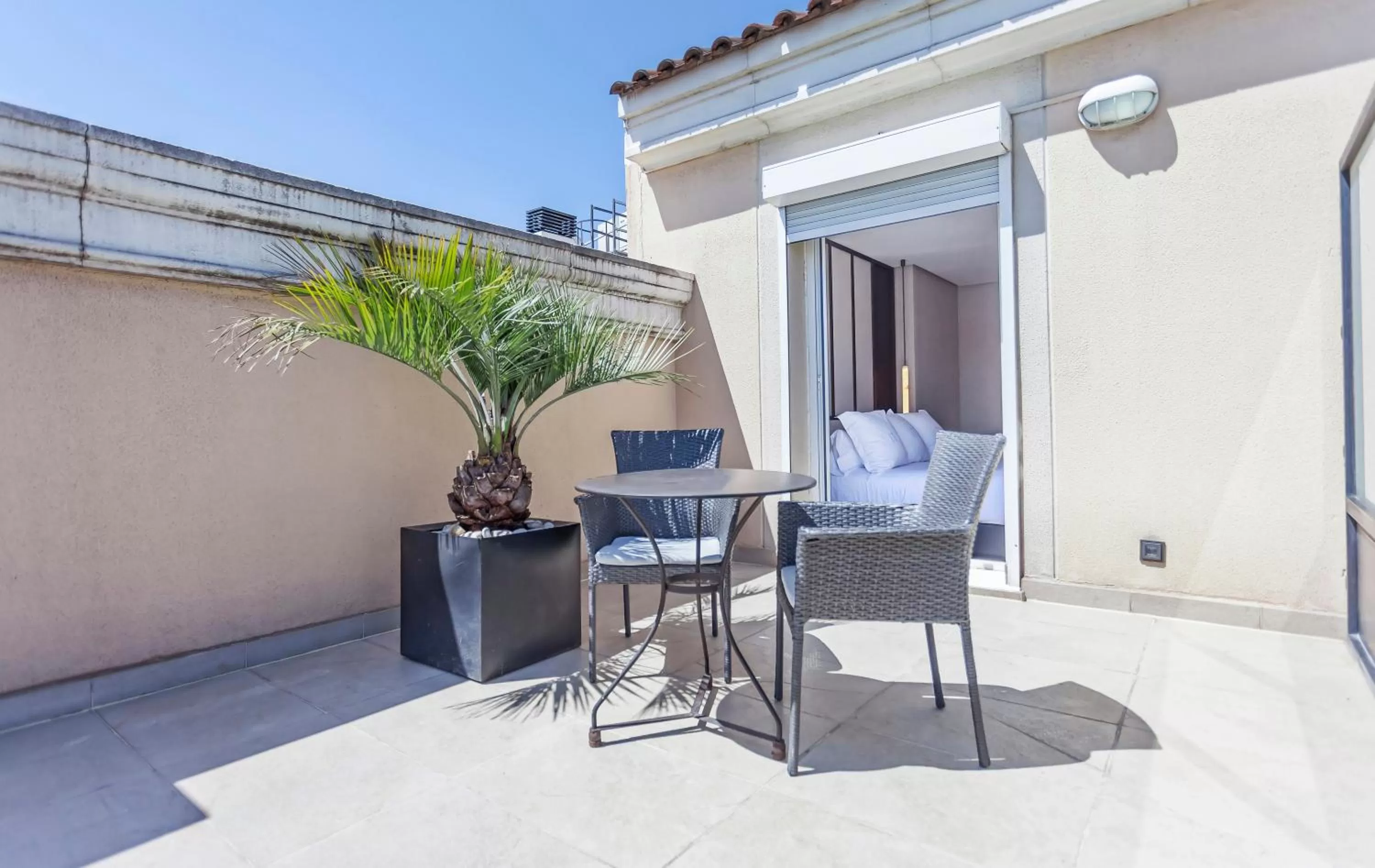 Balcony/Terrace in Hotel Villa Real, a member of Preferred Hotels & Resorts
