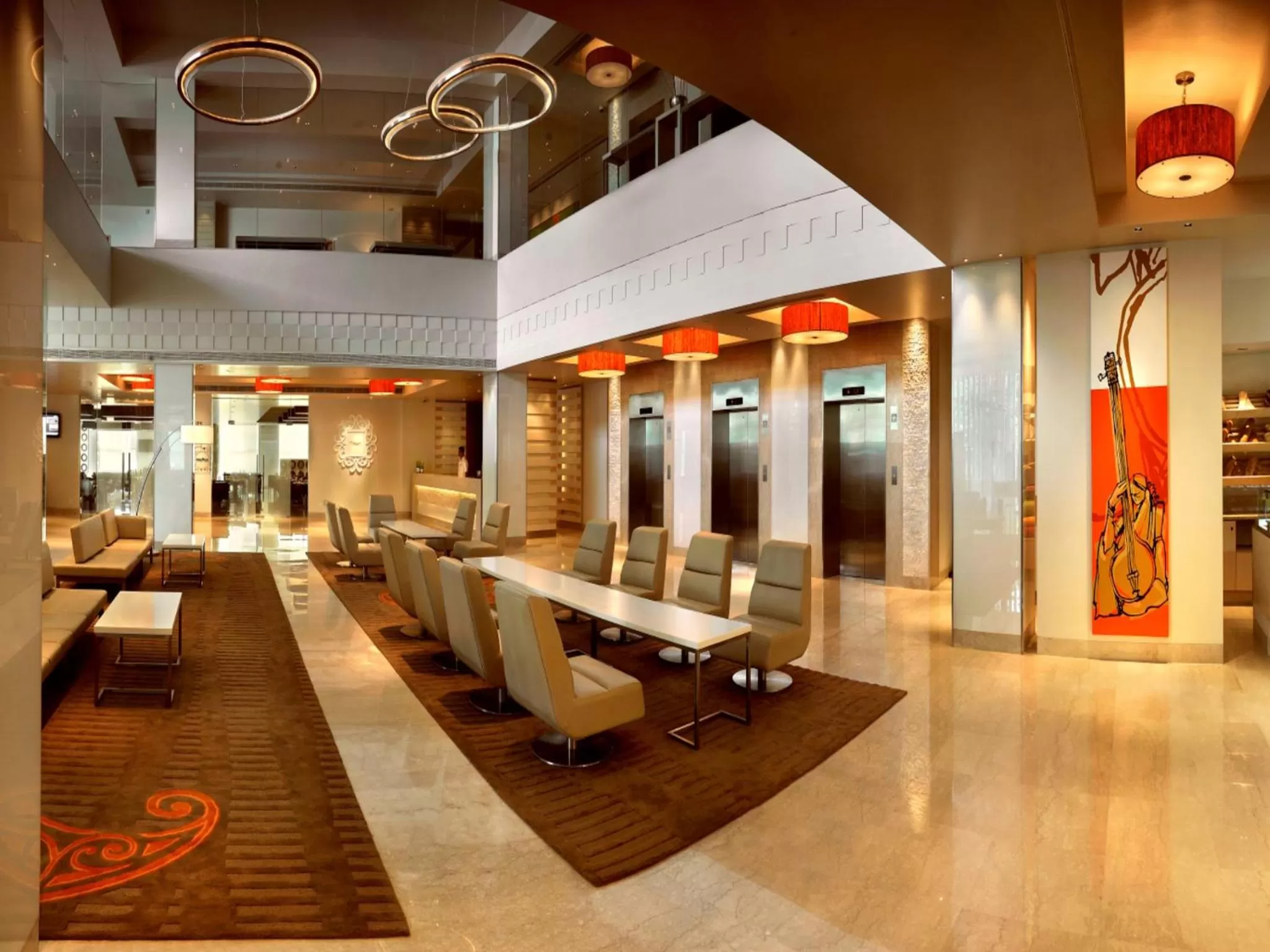 Lobby or reception in The Raintree, Anna Salai