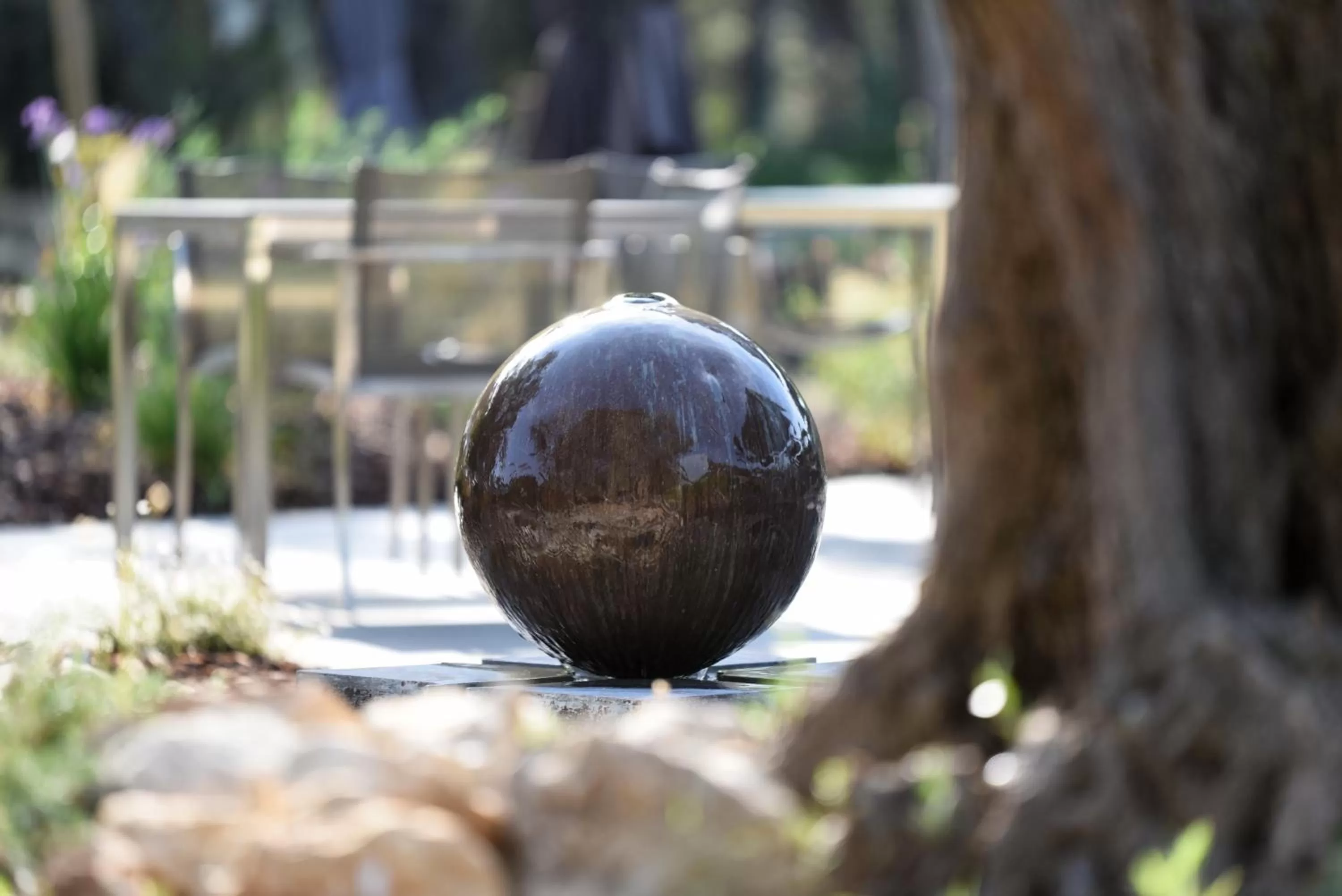 Garden in Domaine la Pierre Blanche