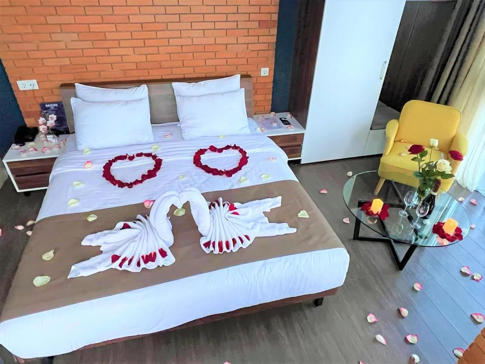 Bedroom, Bed in Bricks Hotel Tbilisi