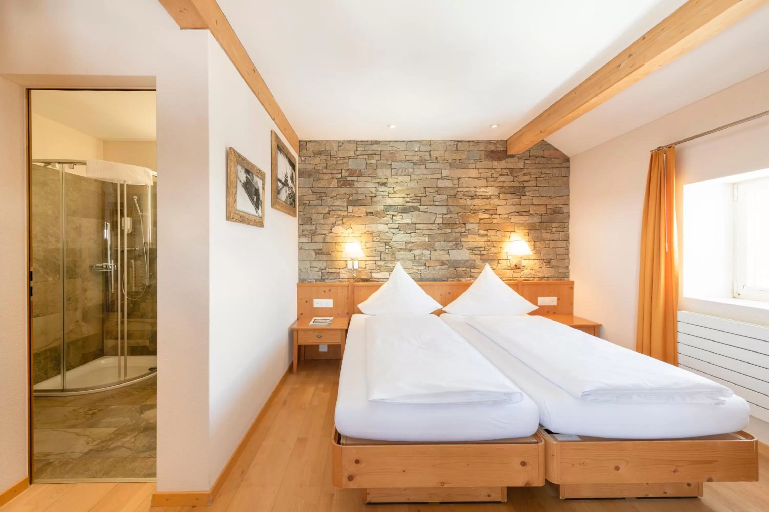 Bed in Berghotel Trübsee - Accessible Only by Cable Car