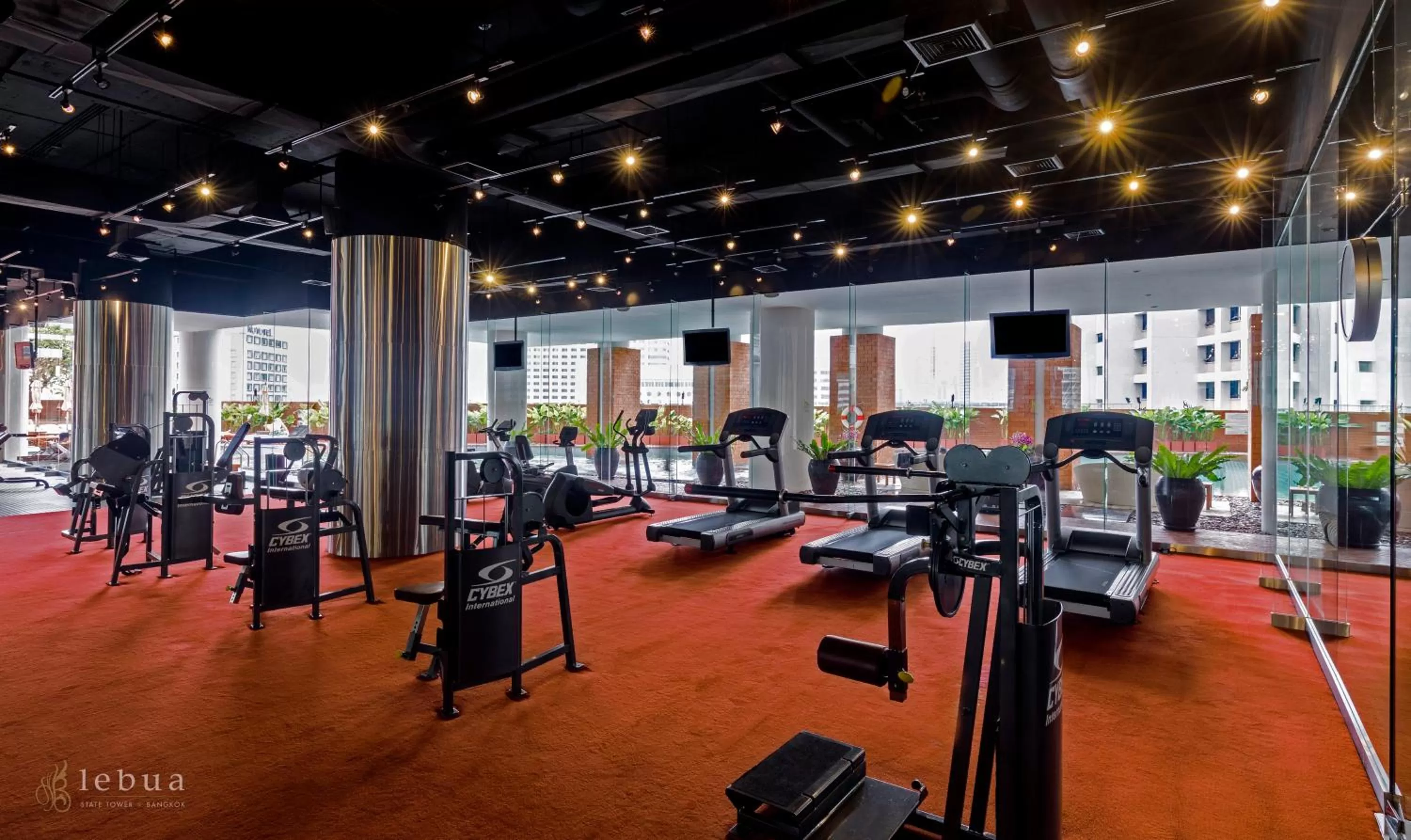 Fitness centre/facilities in lebua at State Tower