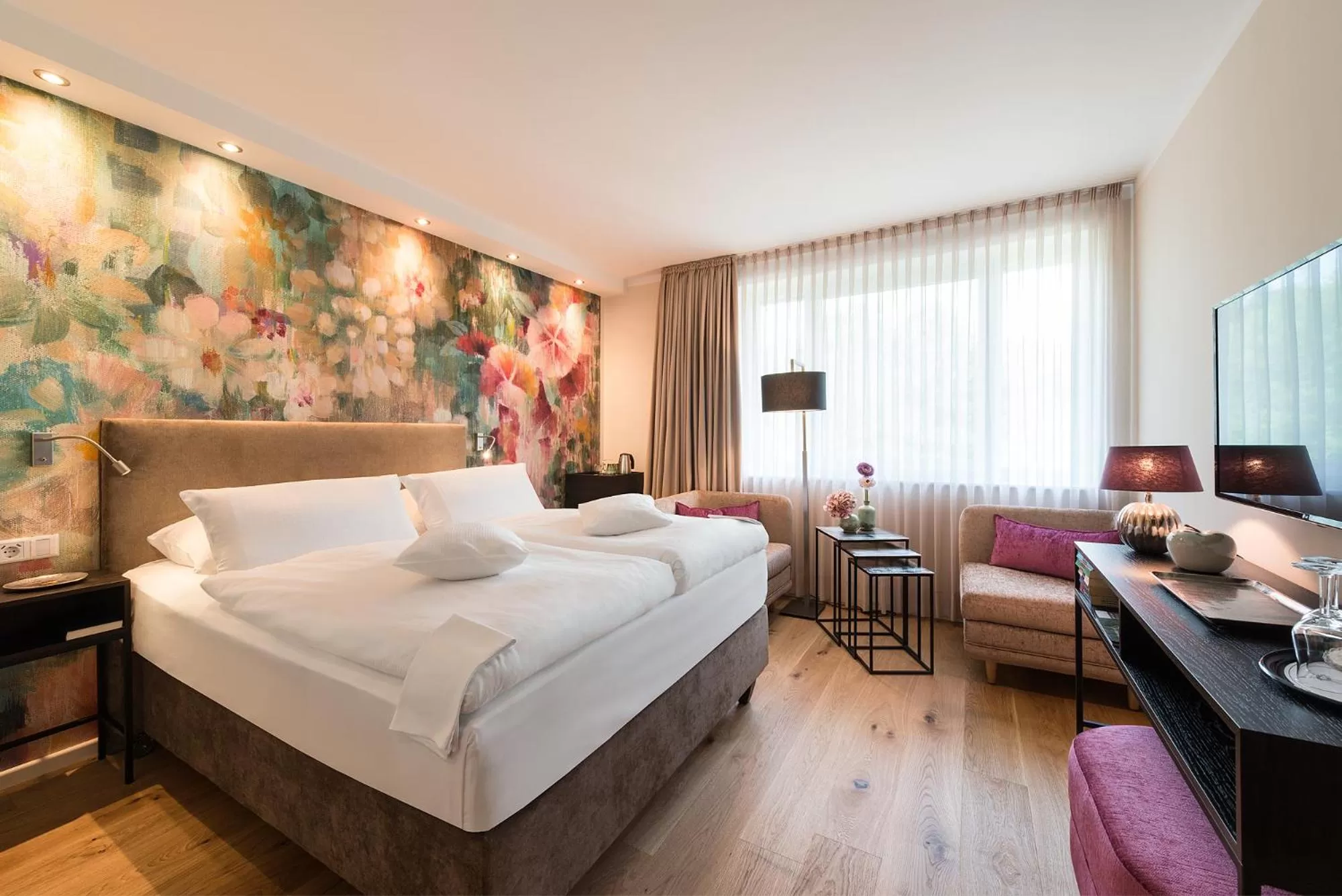 Bed in MUNTE - Wellnesshotel am Stadtwald