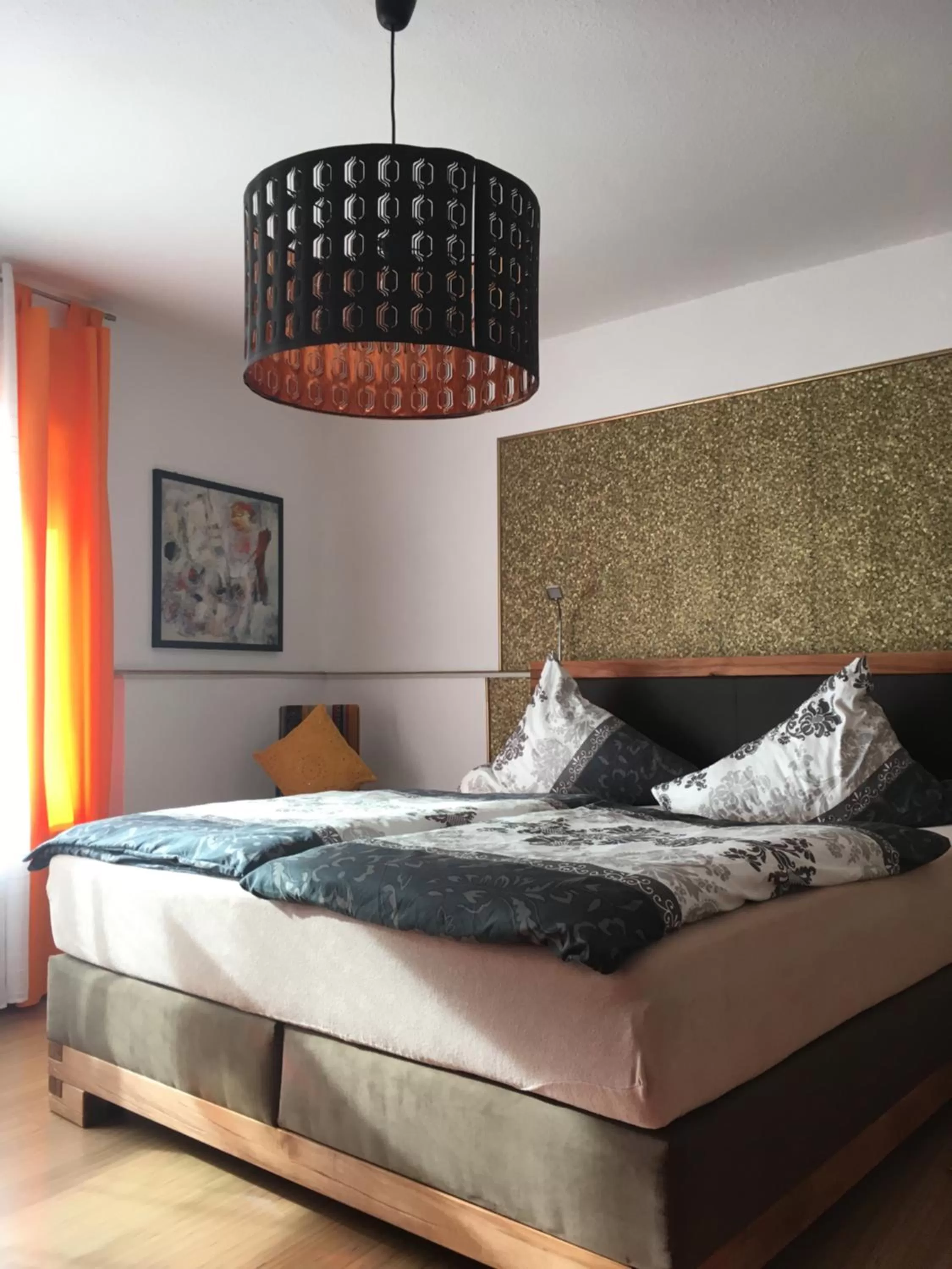 Bed in Gaestehaus Klaus