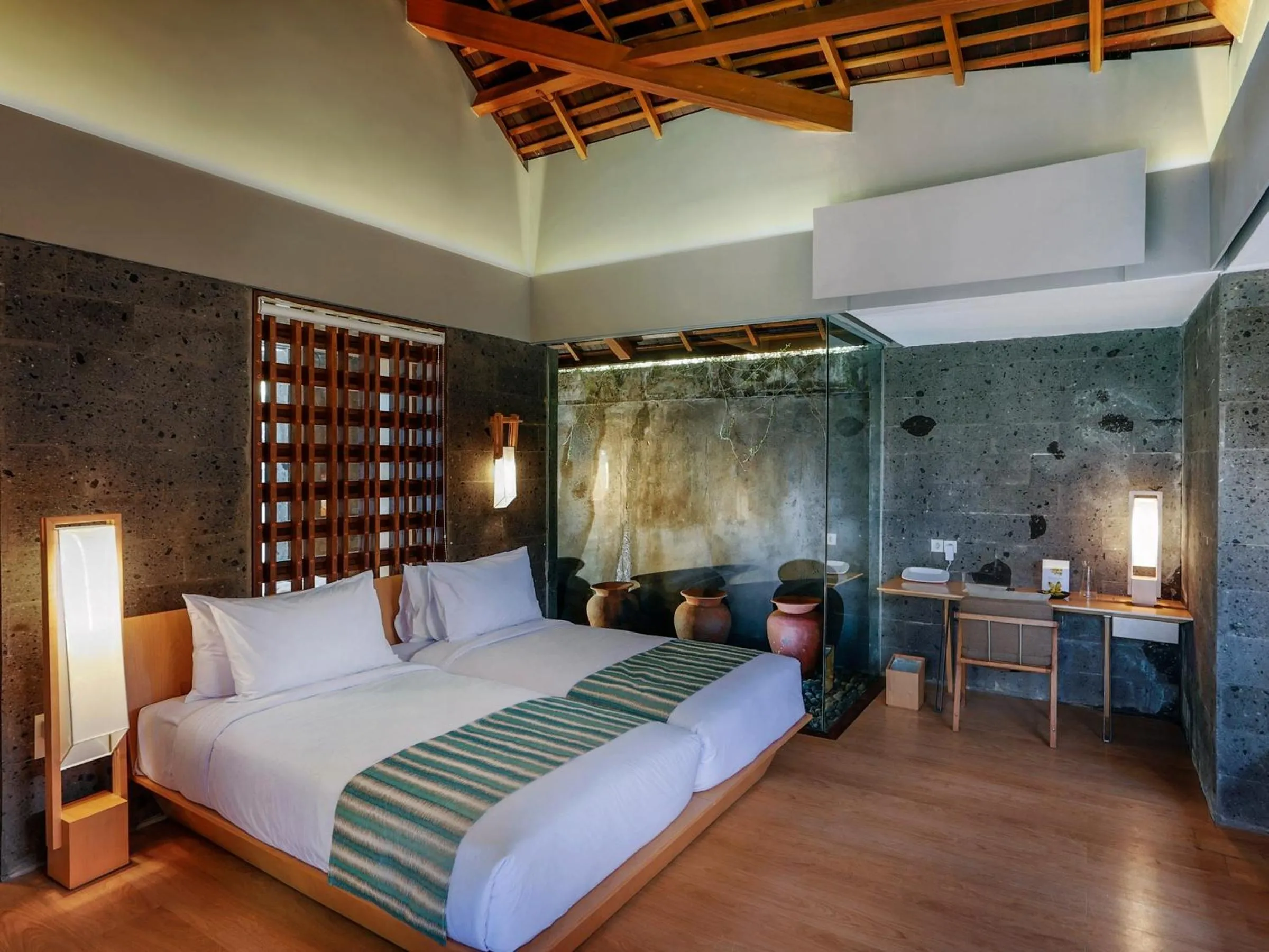 Bedroom, Bed in The Santai by LifestyleRetreats
