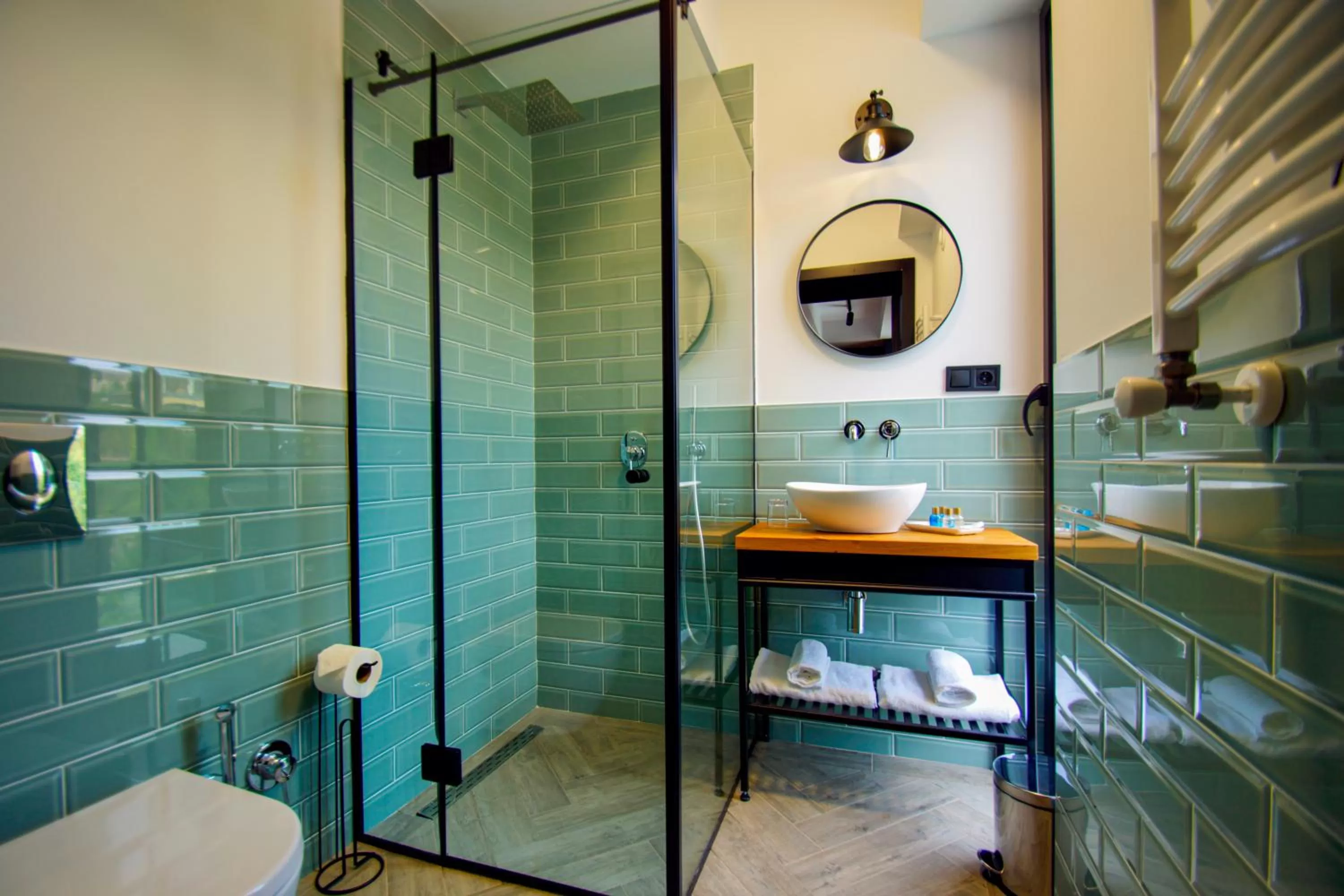 Bathroom in Borjomi Bridge Hotel