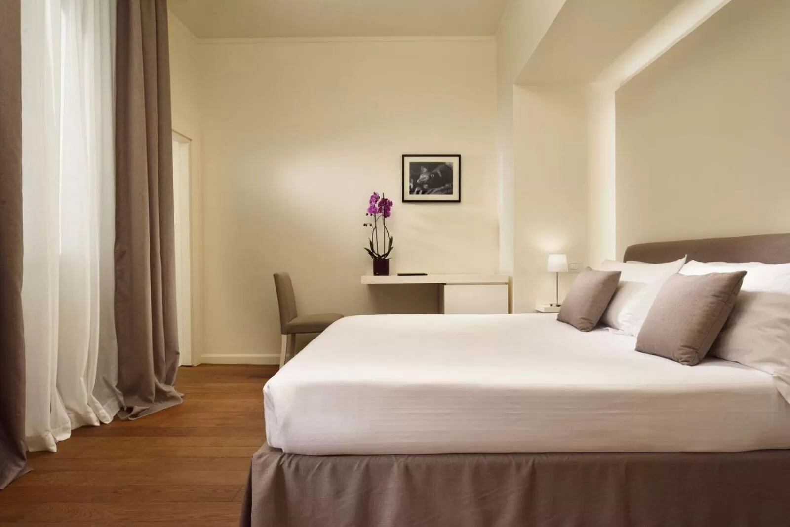 Bedroom, Bed in Locanda della Posta, Boutique Hotel