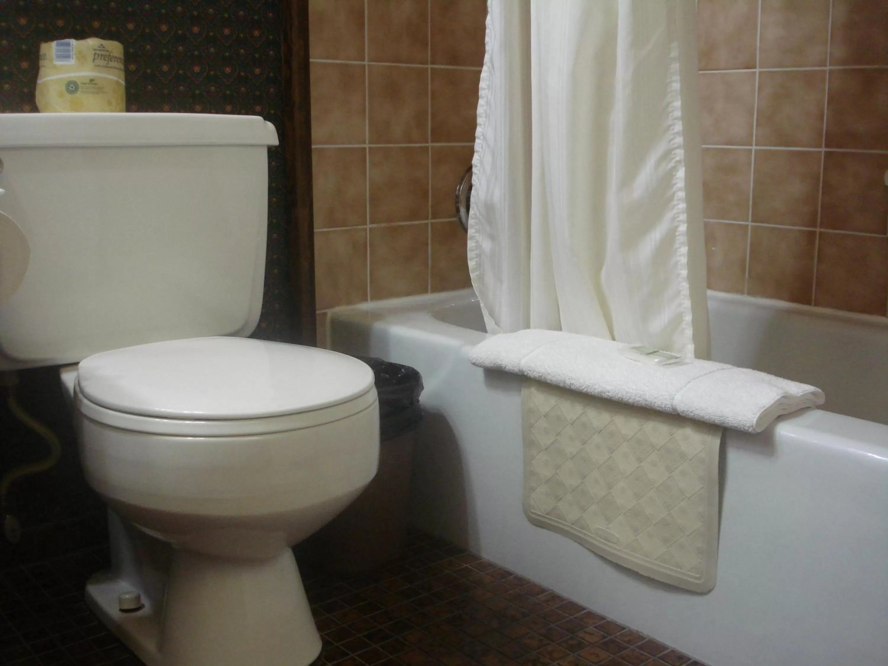 Toilet in Sequim West Inn