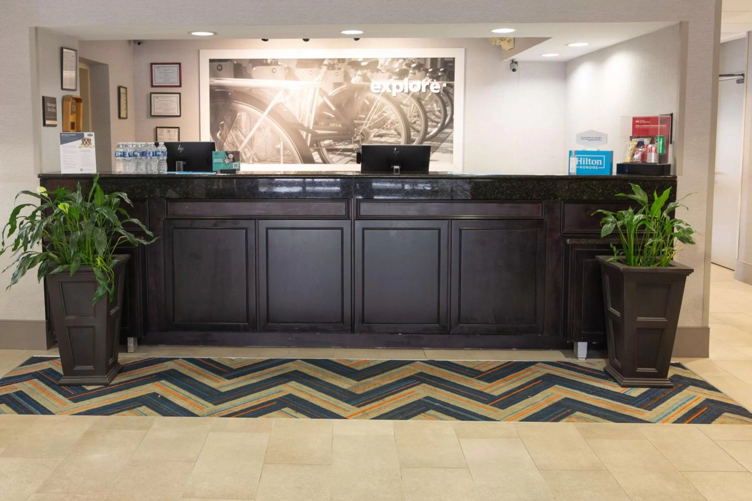 Lobby or reception in Hampton Inn Atlanta/Peachtree City