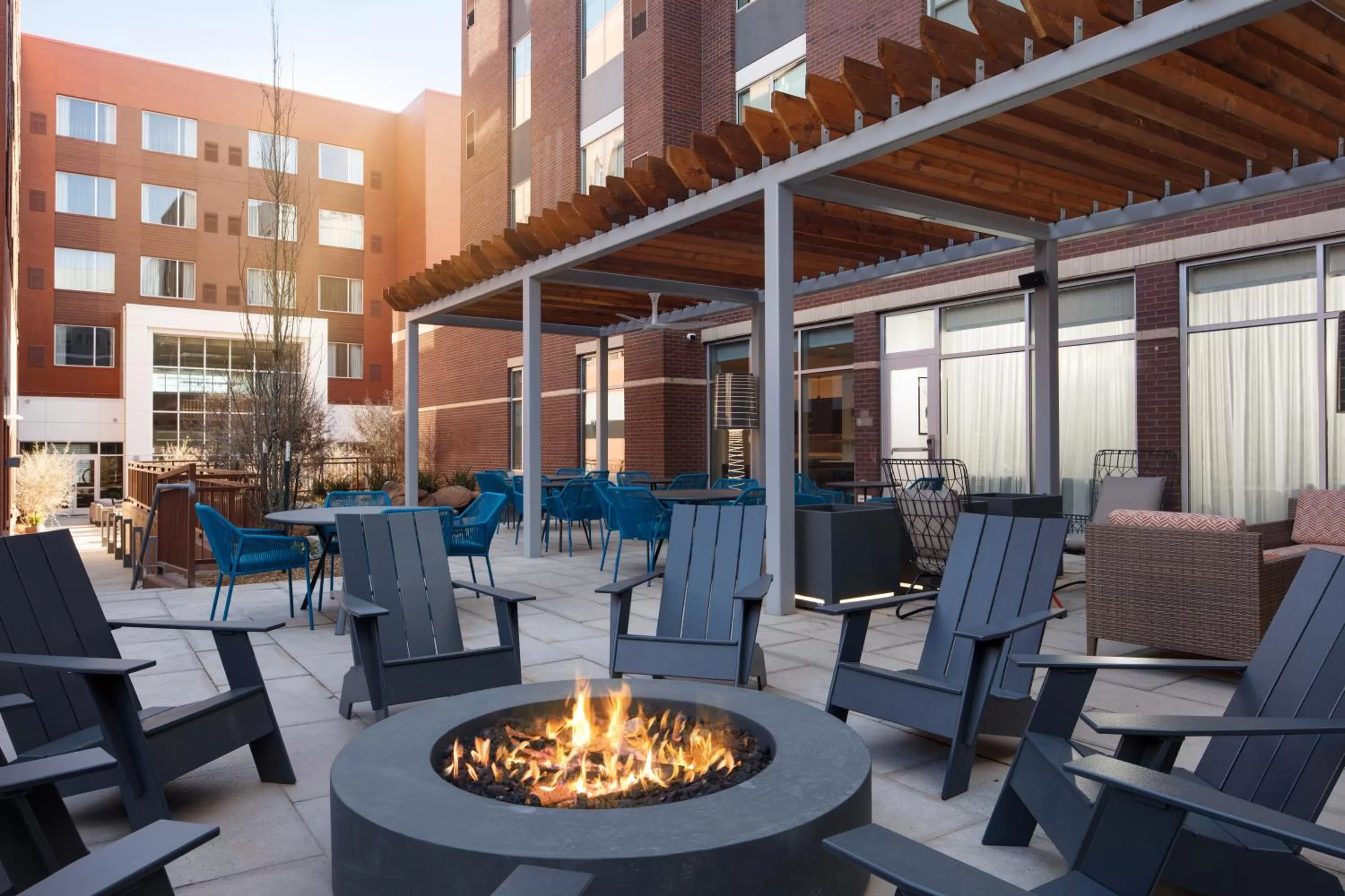 Patio in Hyatt Place Oklahoma City Bricktown