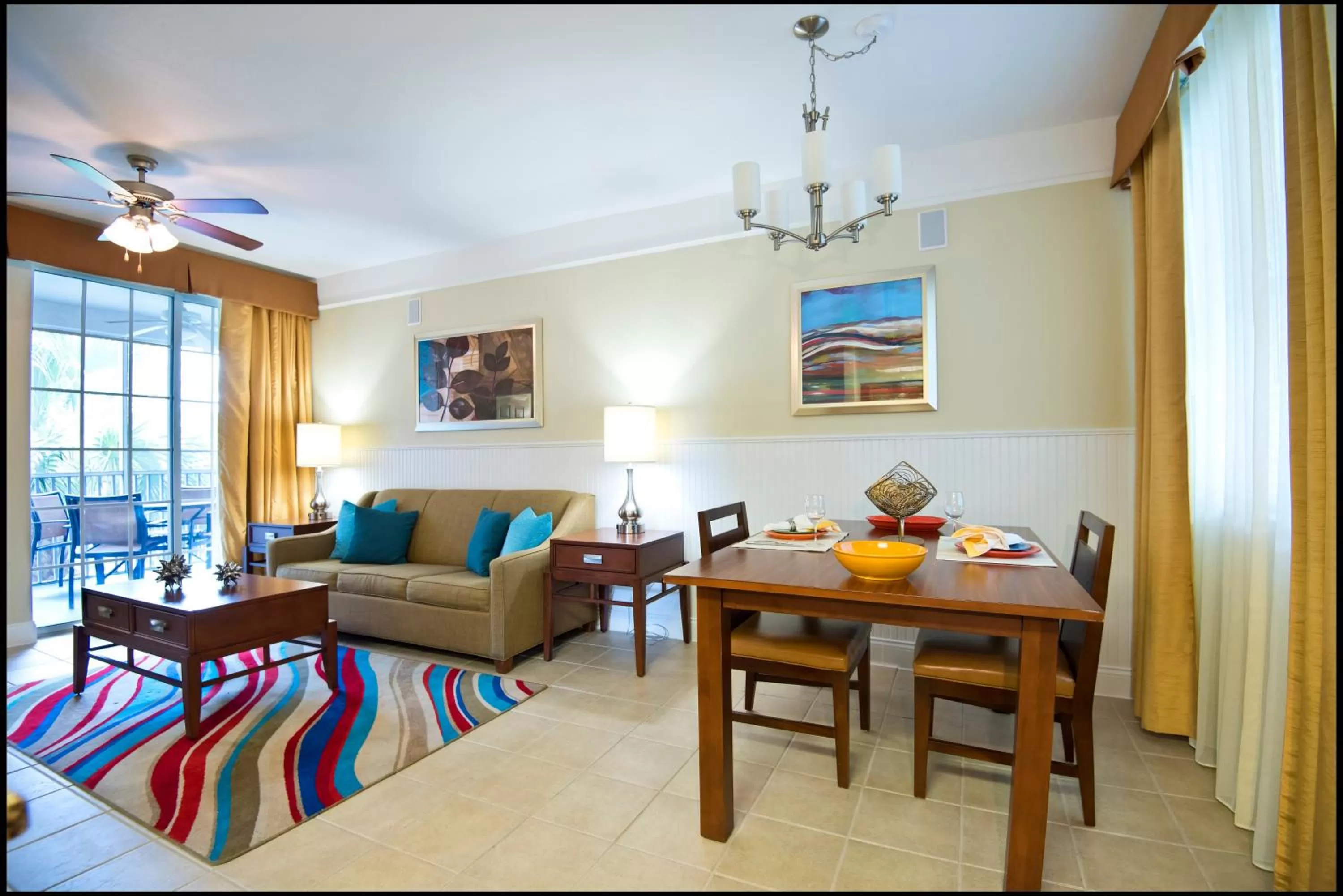 Living room in Calypso Cay Vacation Villas