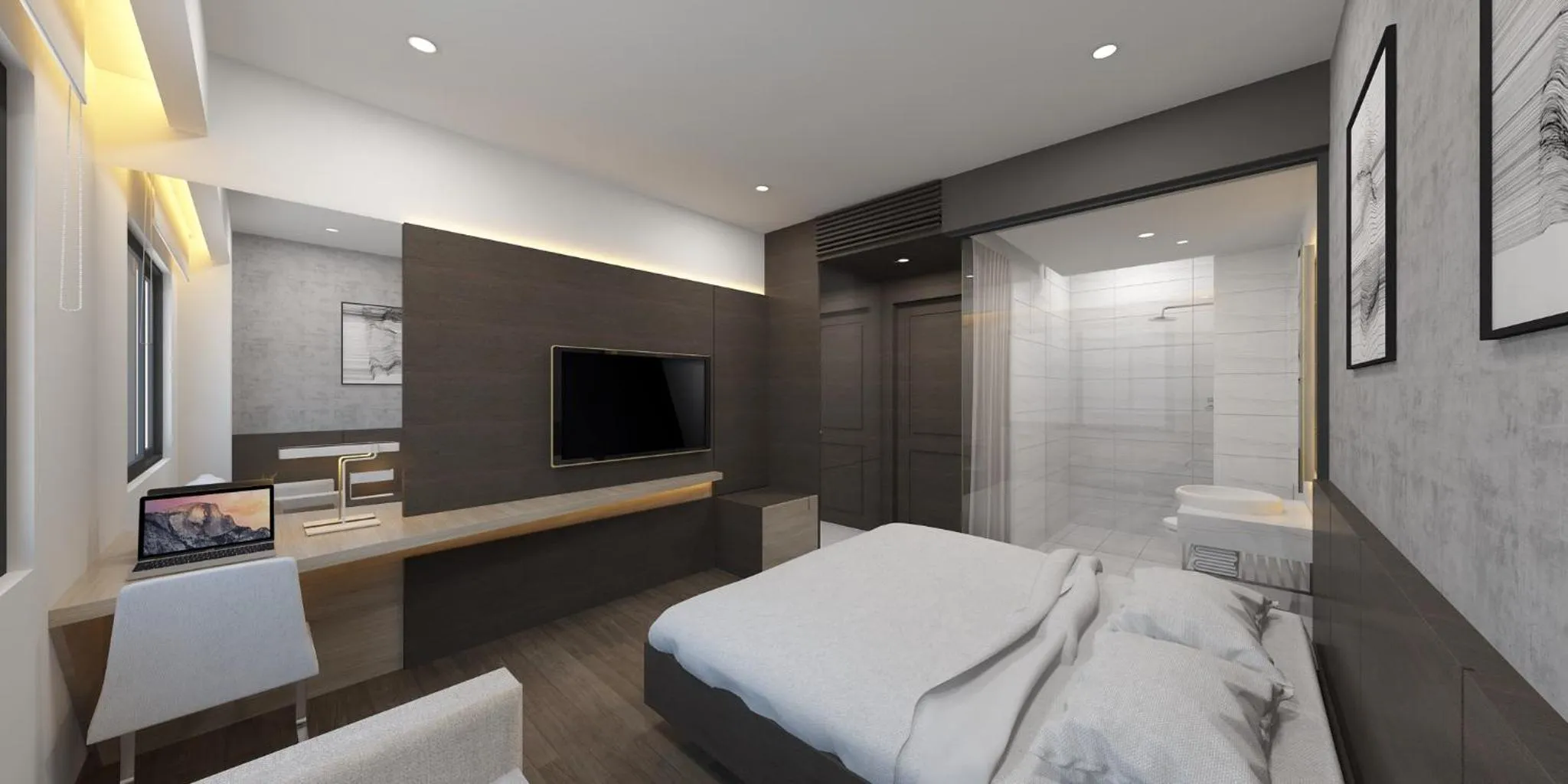 Bed in Golden Nha Trang Hotel