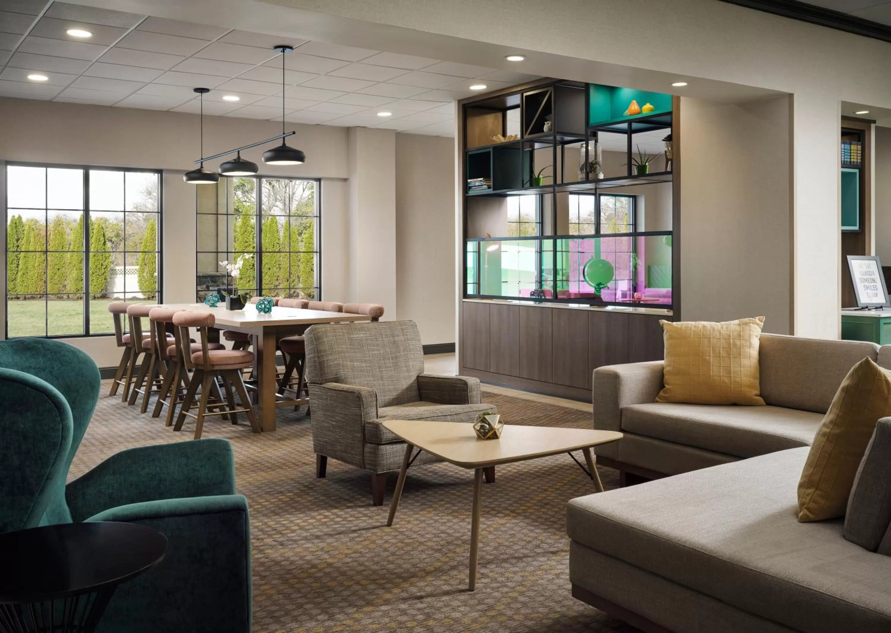 Lobby or reception in Holiday Inn & Suites Boston Peabody by IHG