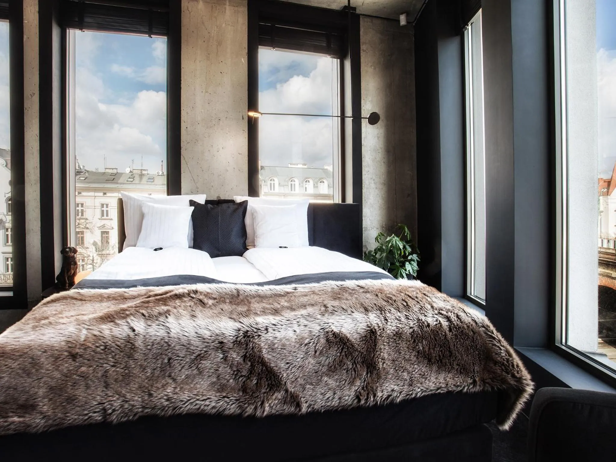 Bed in The Loft Hotel Adults Only