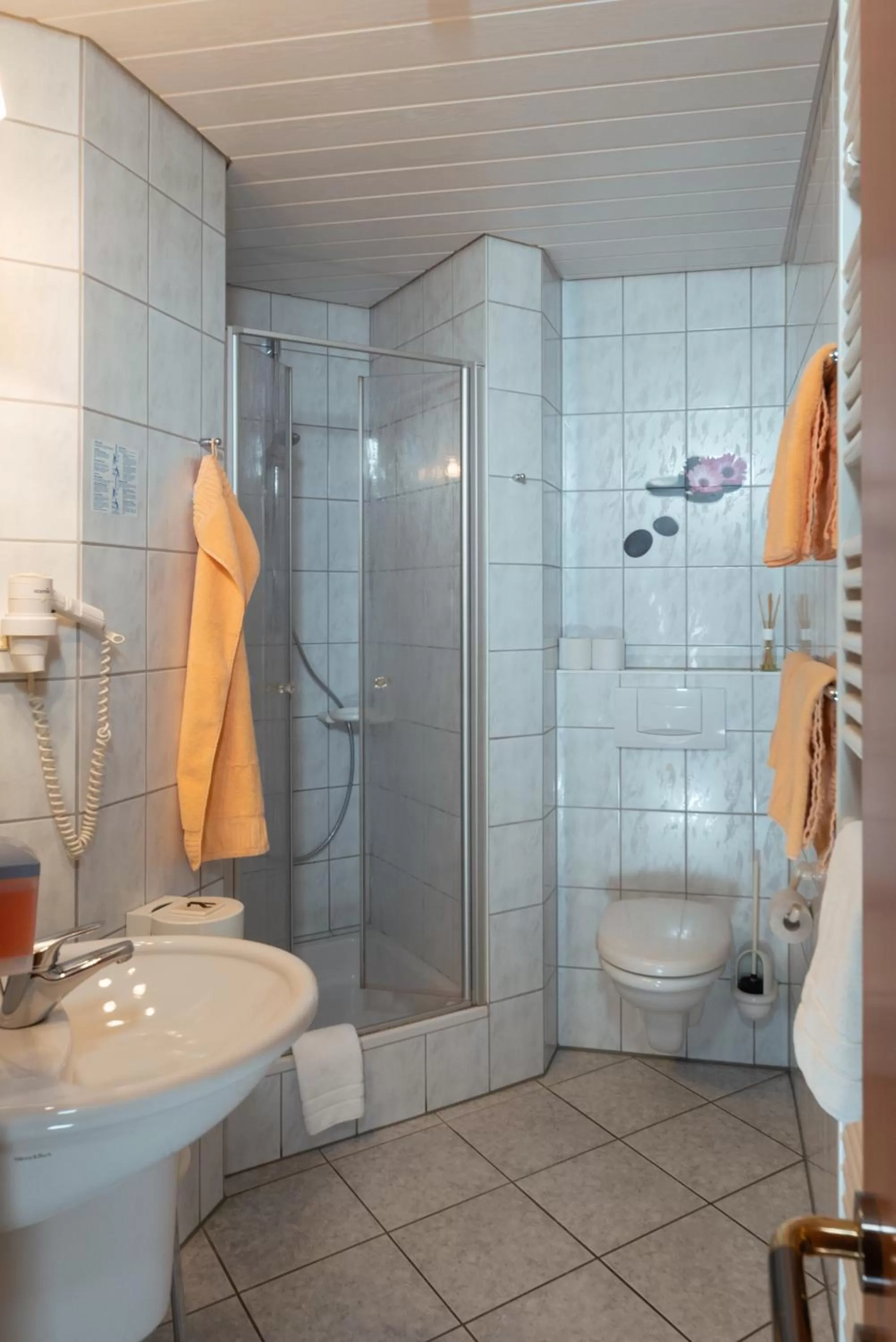 Bathroom in Wirtshaus & Hotel Zur Alten Brauerei Zapf