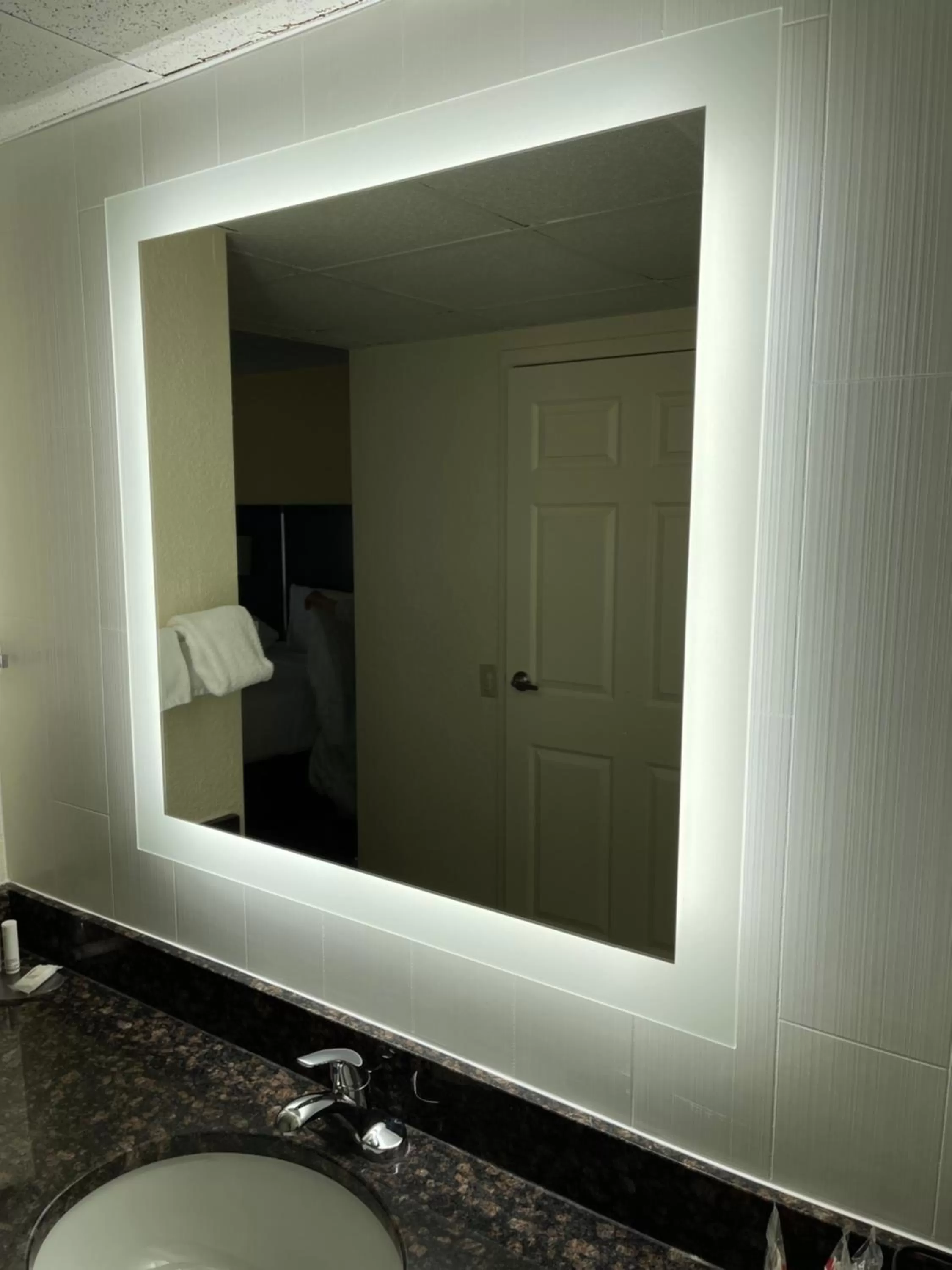 Bathroom in Baymont by Wyndham Scranton Dunmore