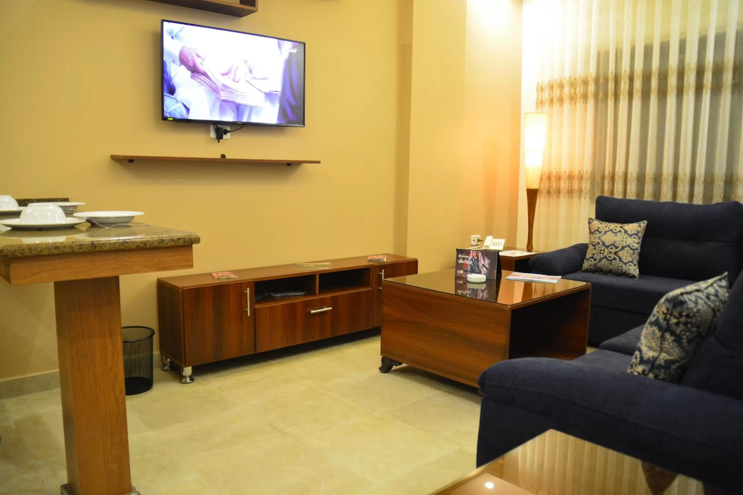 Living room in سما عمان للشقق الفندقية Sama Amman Hotel Apartments
