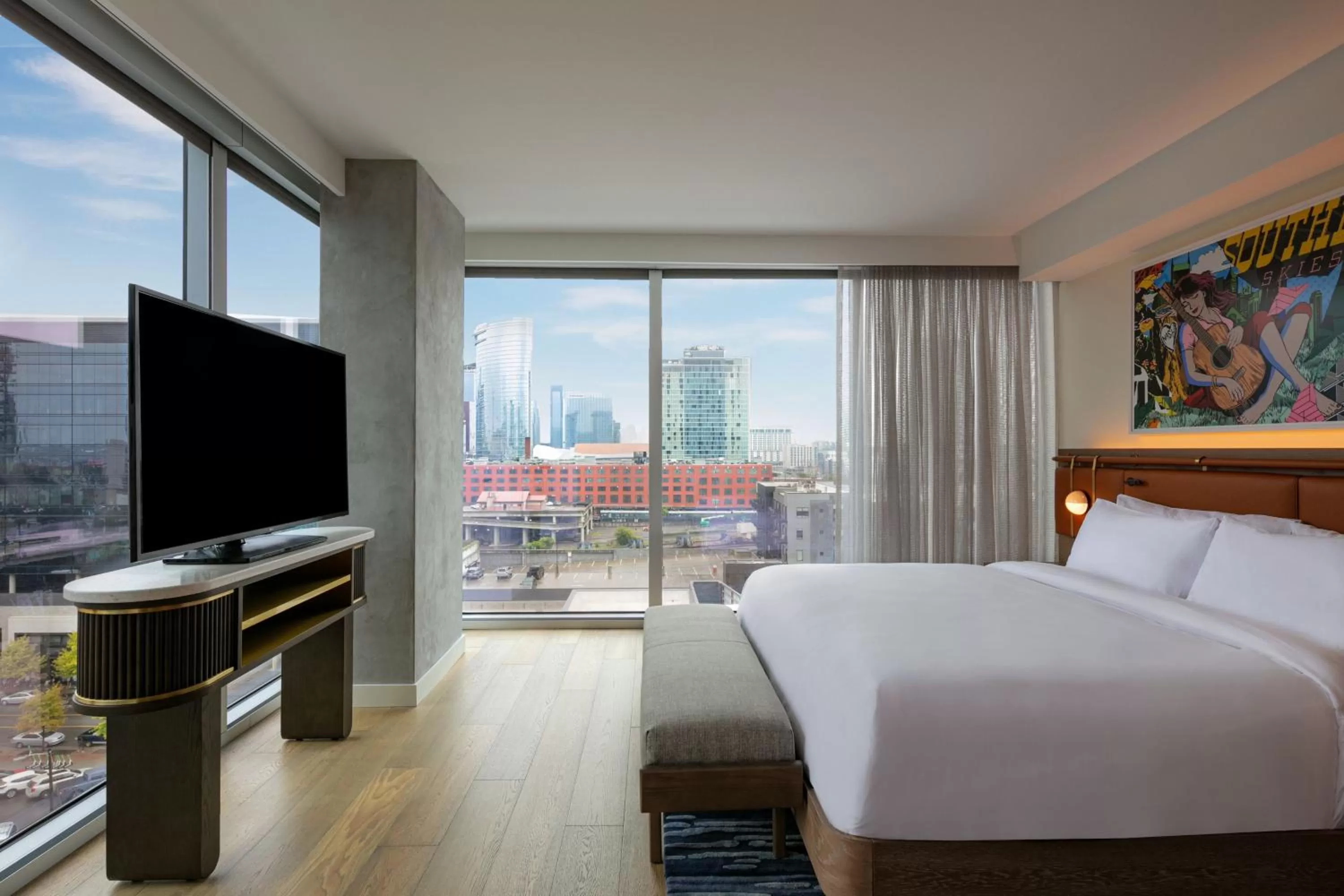 Photo of the whole room, Bed in W Nashville