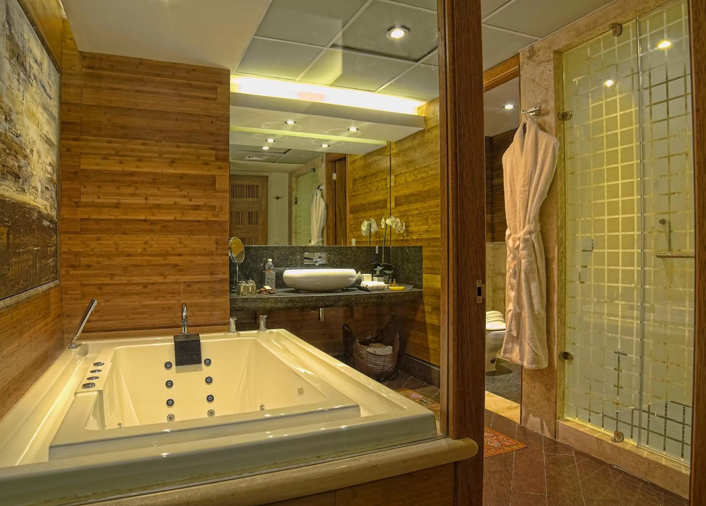 Bathroom in La Divina by Aldea Thai