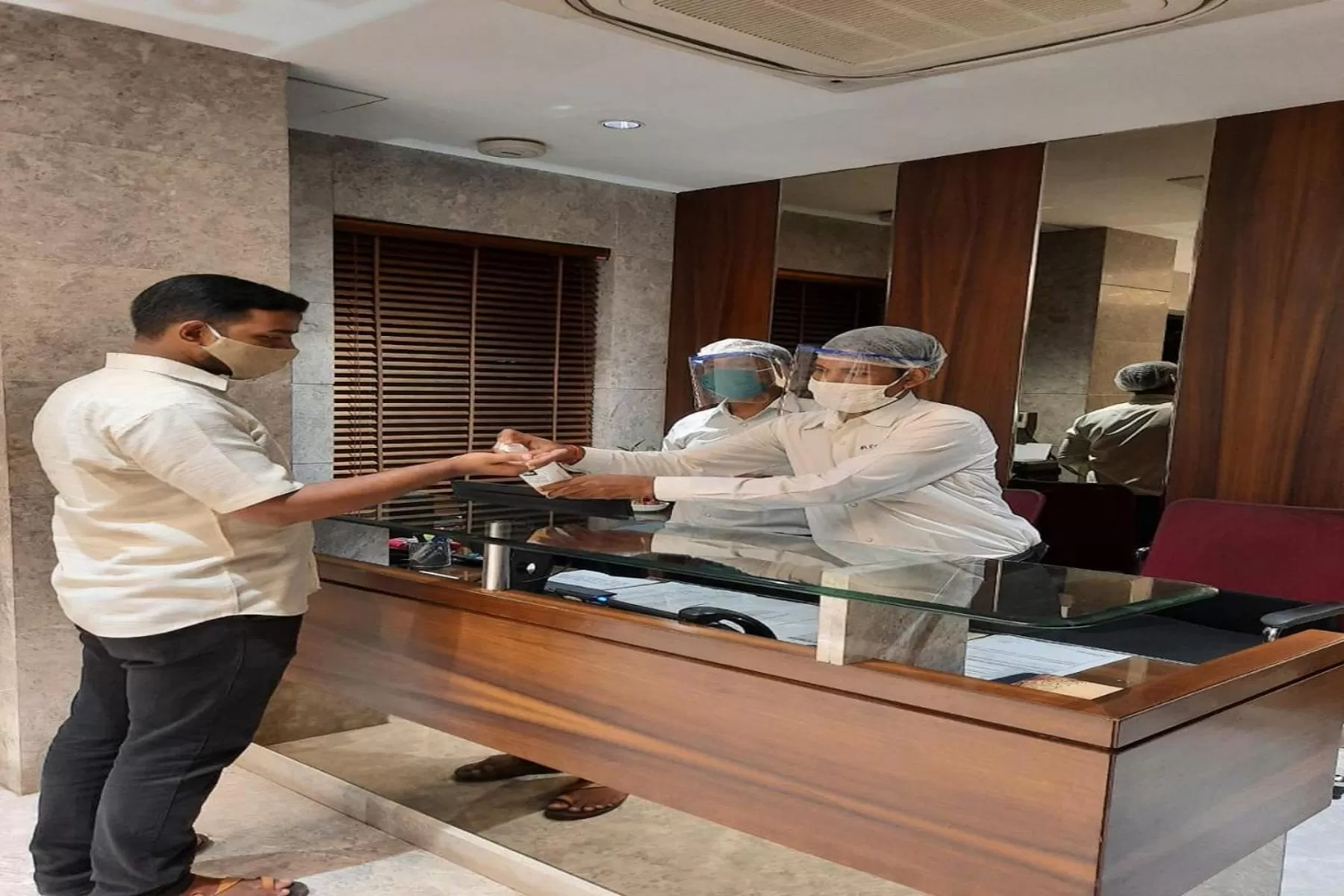 Lobby or reception in Hotel Radiance