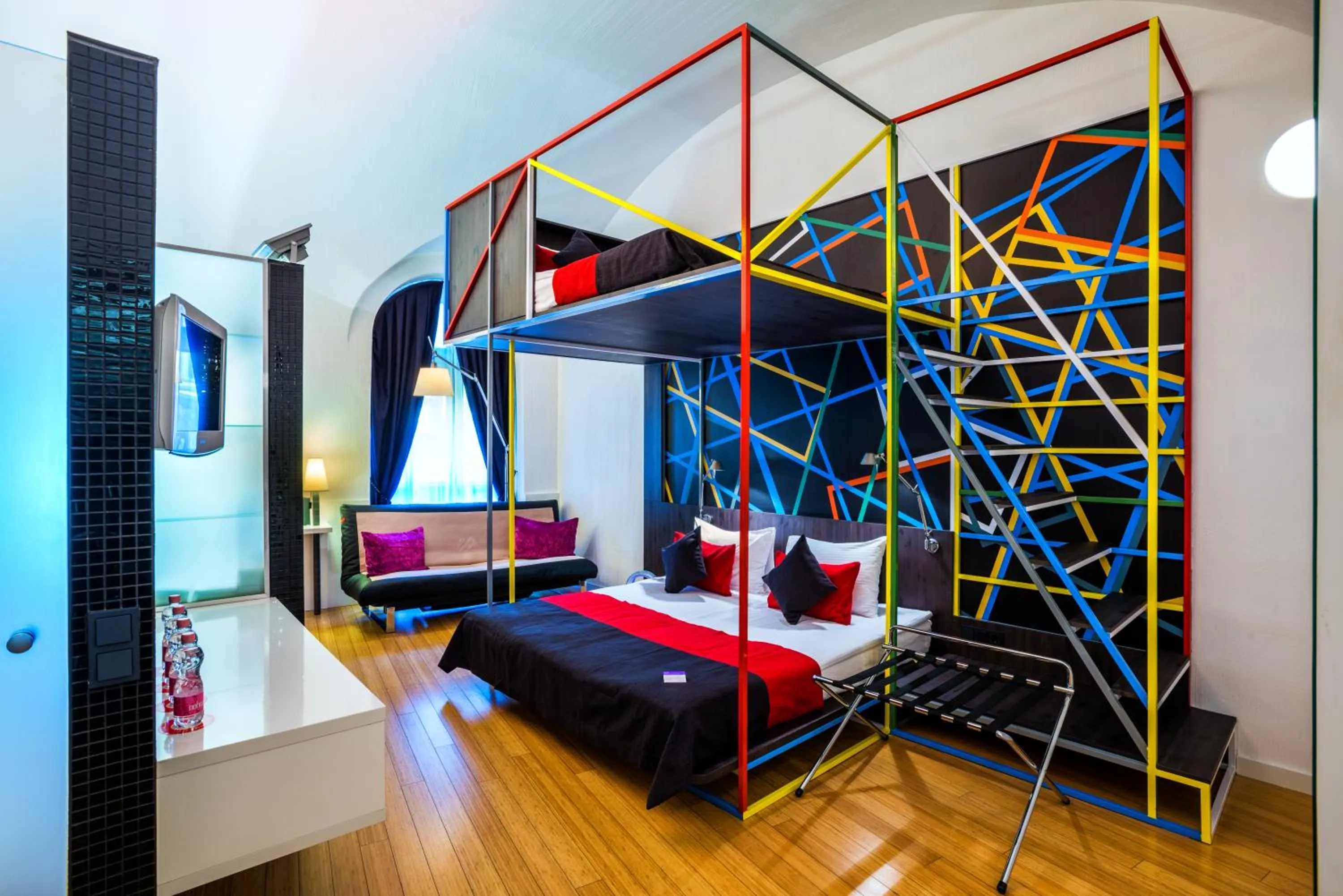 Bedroom, Bed in Bohem Art Hotel