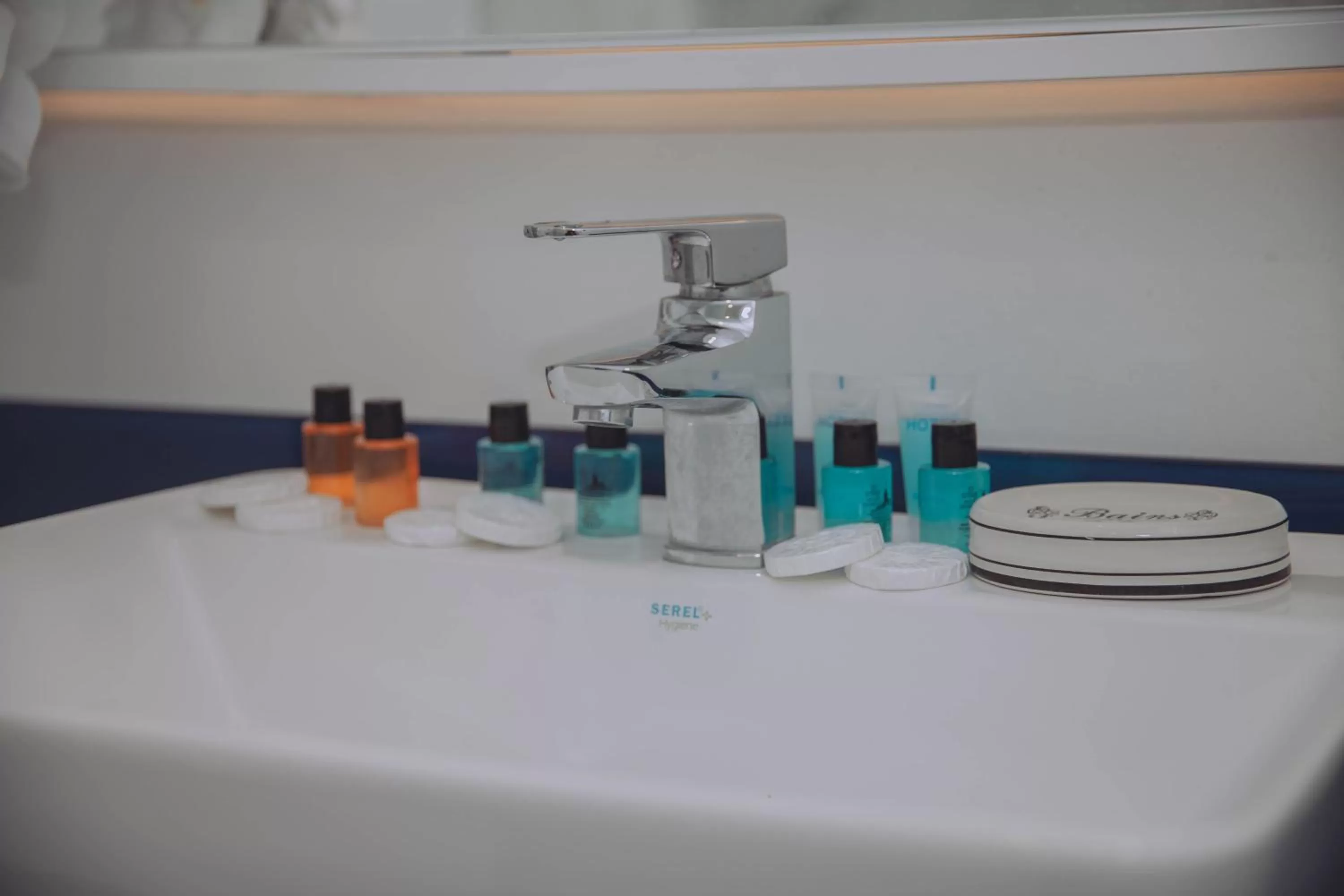 Bathroom in Luxury Sea View Aparthotel In Orbi City Batumi