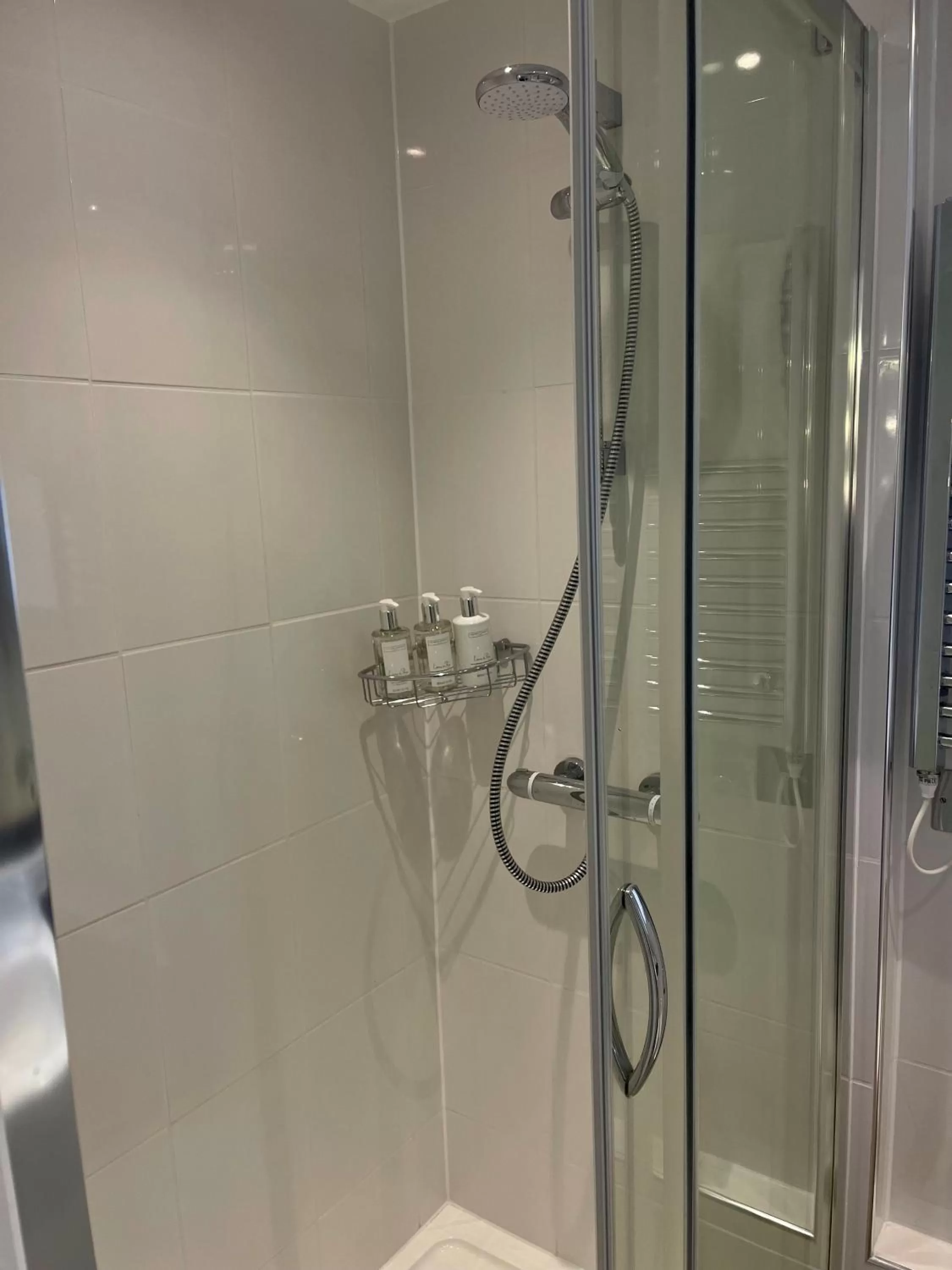 Shower in Lugger Hotel ‘A Bespoke Hotel’
