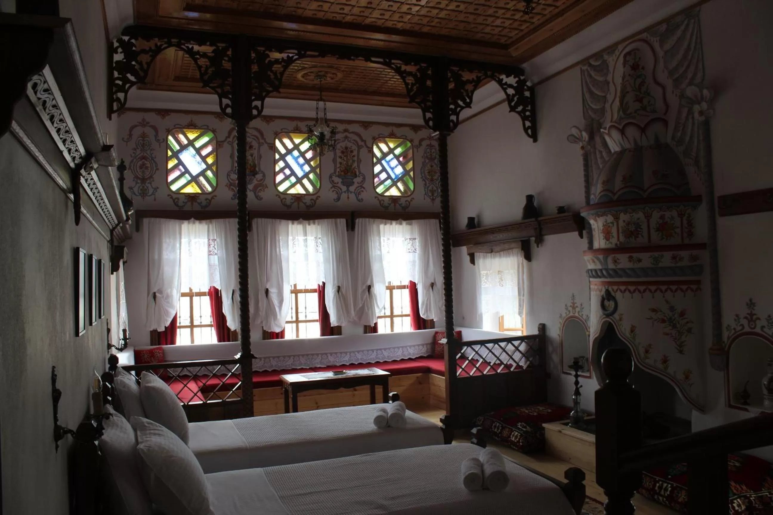 Bed, Seating Area in Boutique Hotel Musée