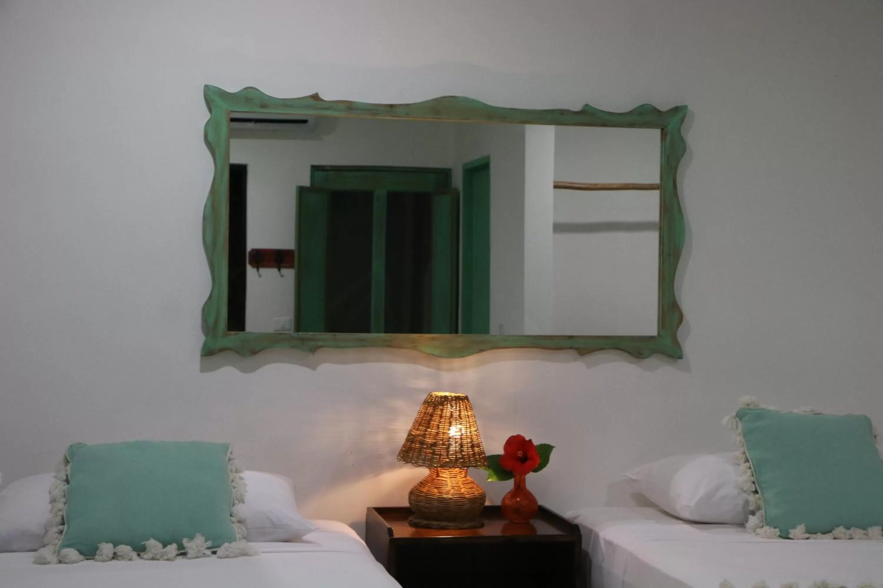 Photo of the whole room, Bed in Punta Piedra Beach Posada