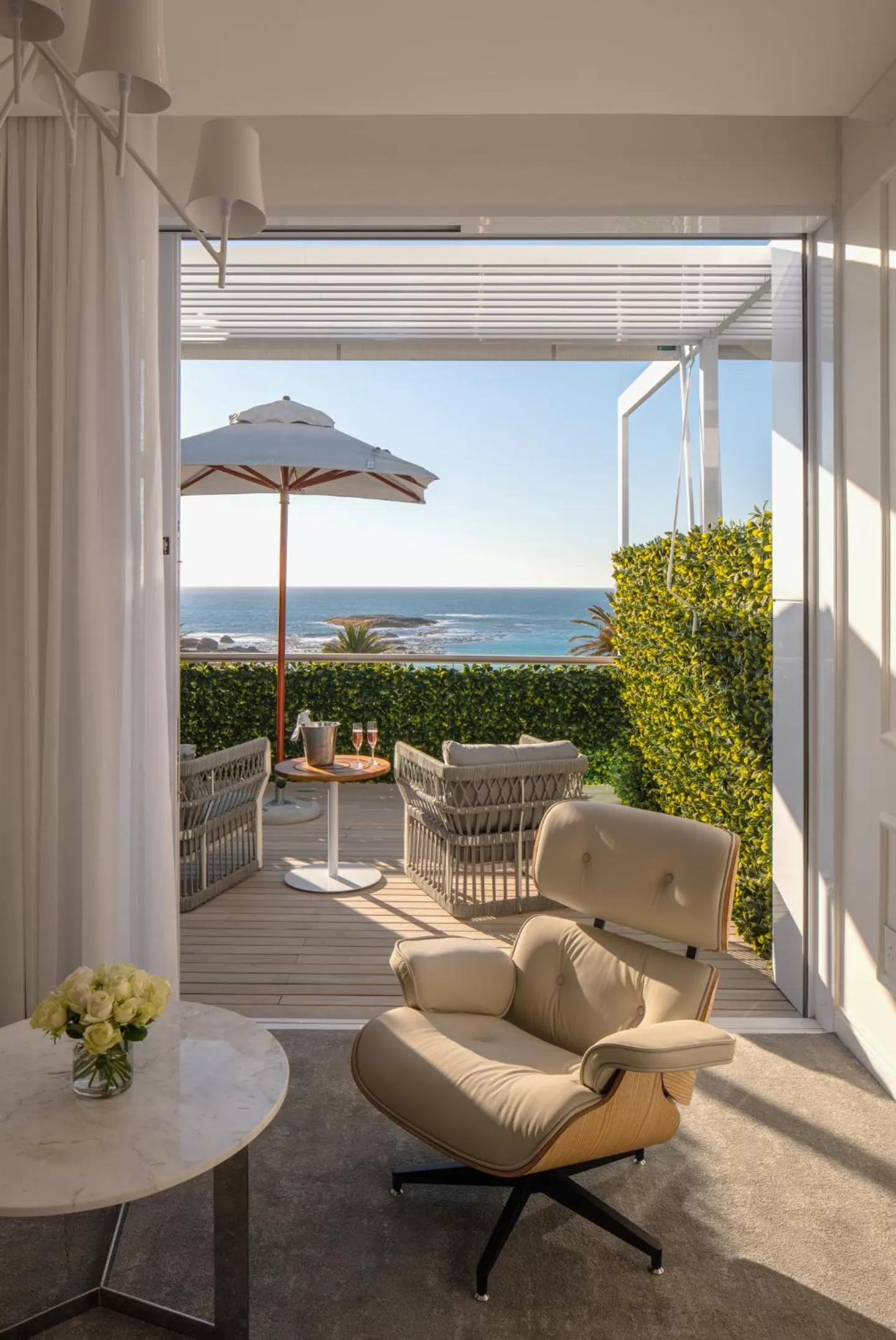 Patio in The Marly Boutique Hotel