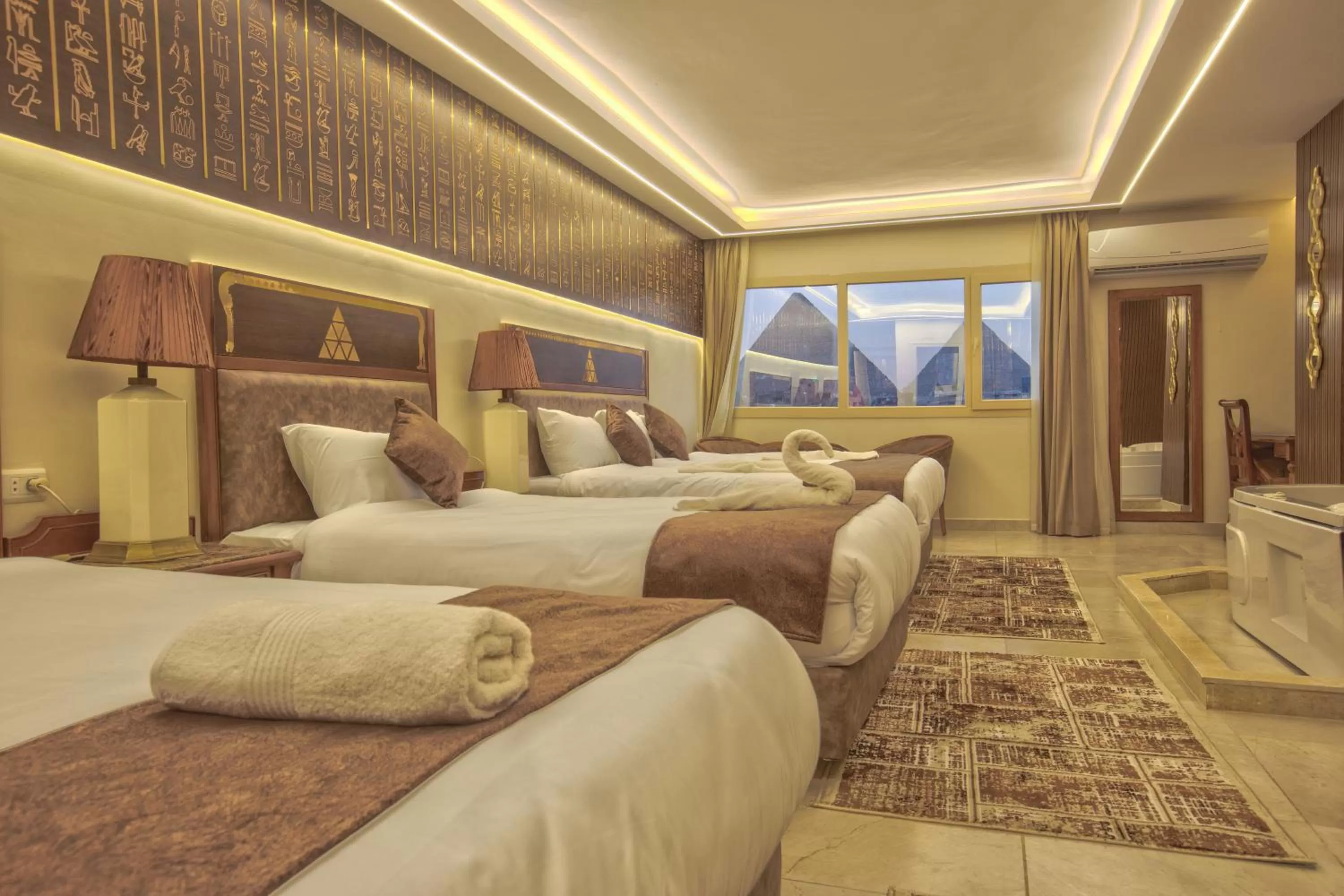 Photo of the whole room in The Muse Pyramids