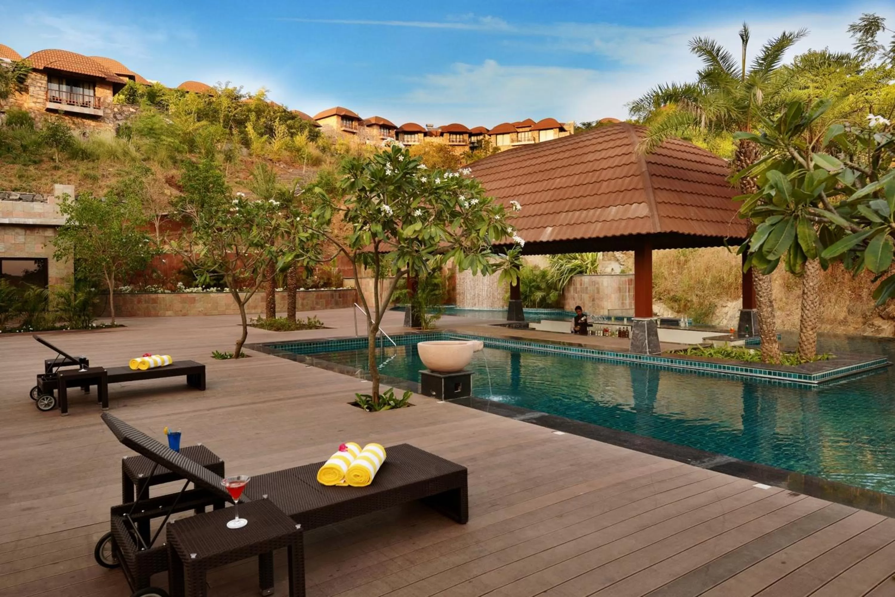 Lounge or bar in The Ananta Udaipur