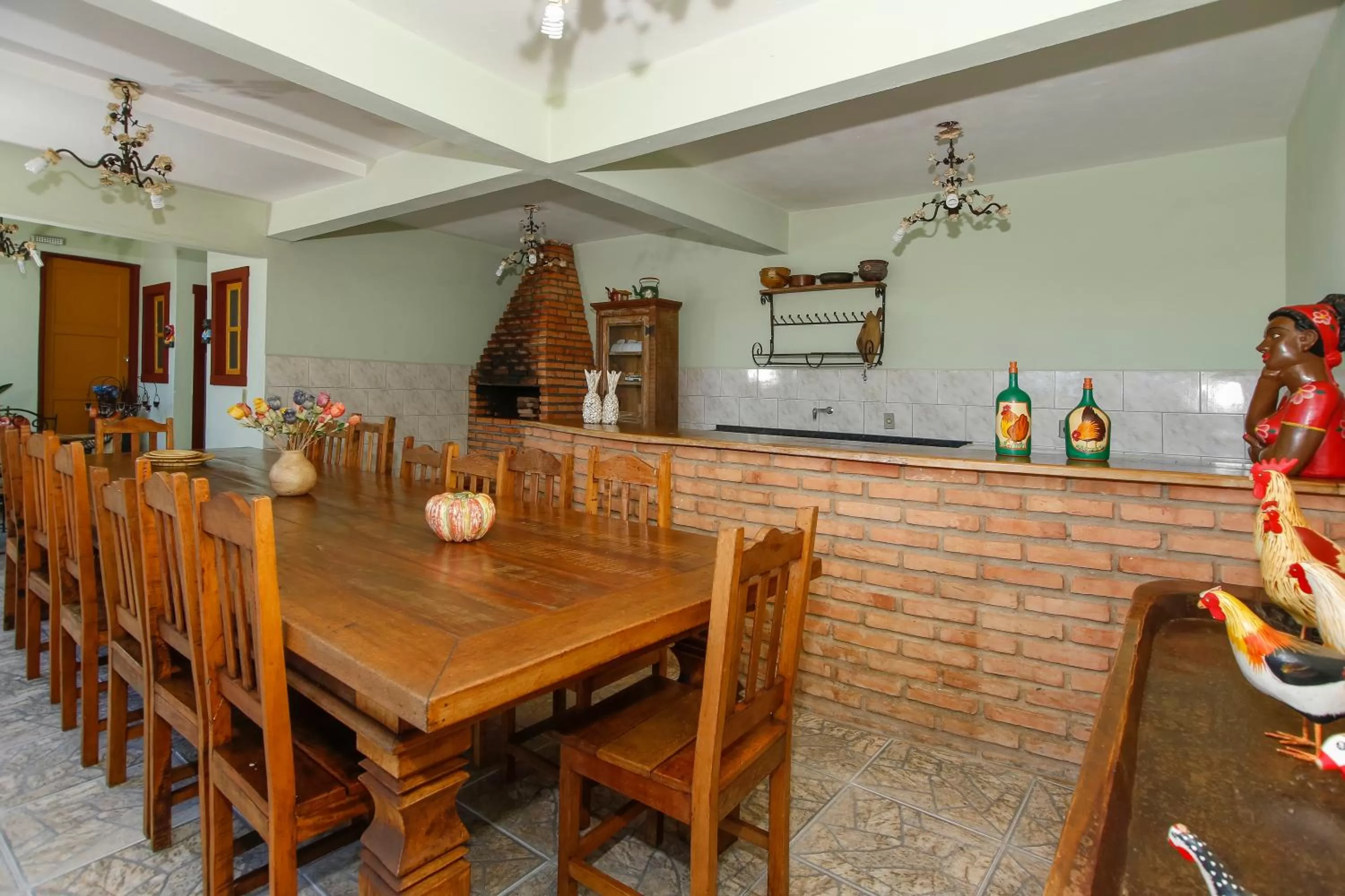 BBQ facilities in Pousada Neuza Barbosa