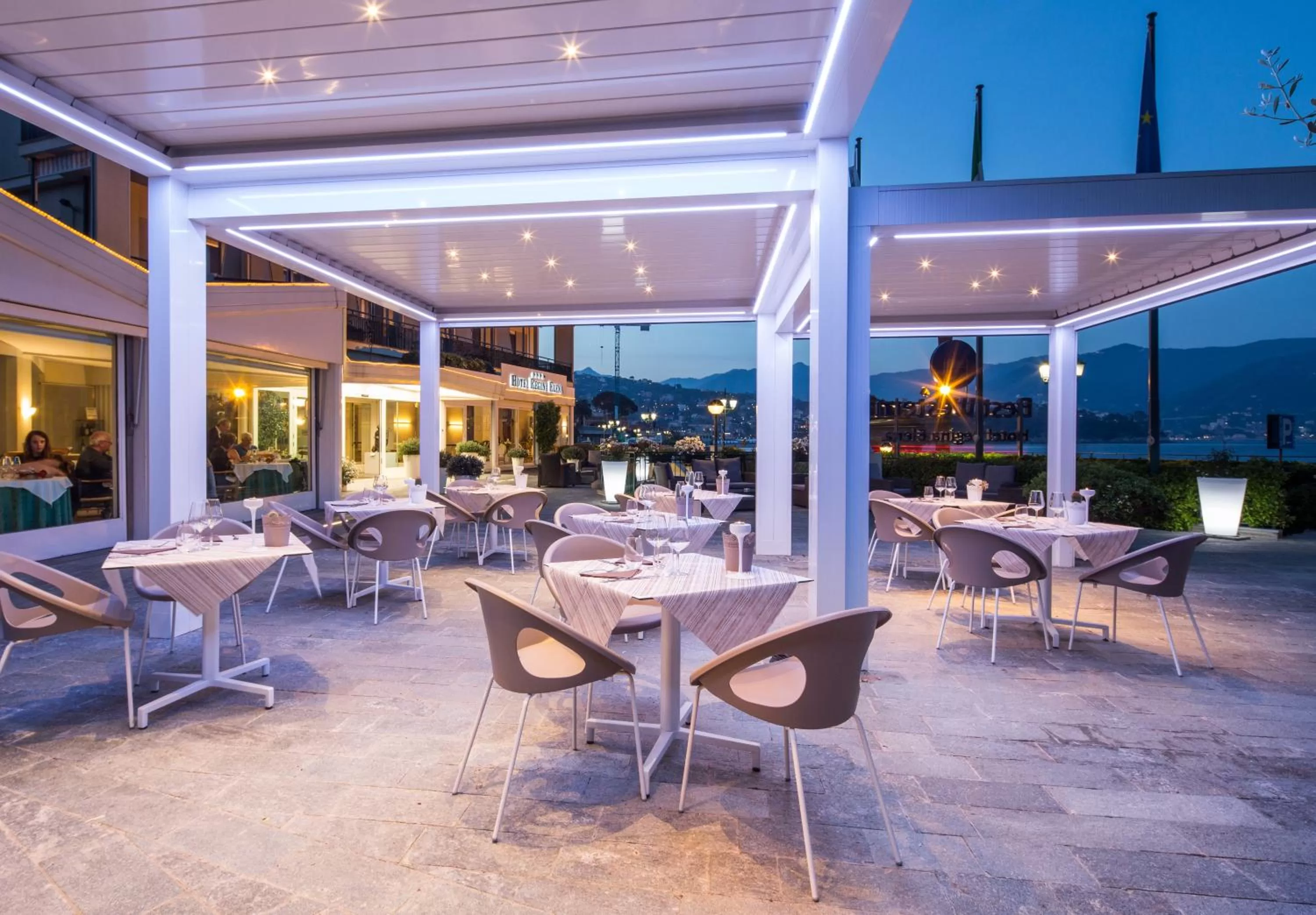 Patio in Best Western Regina Elena