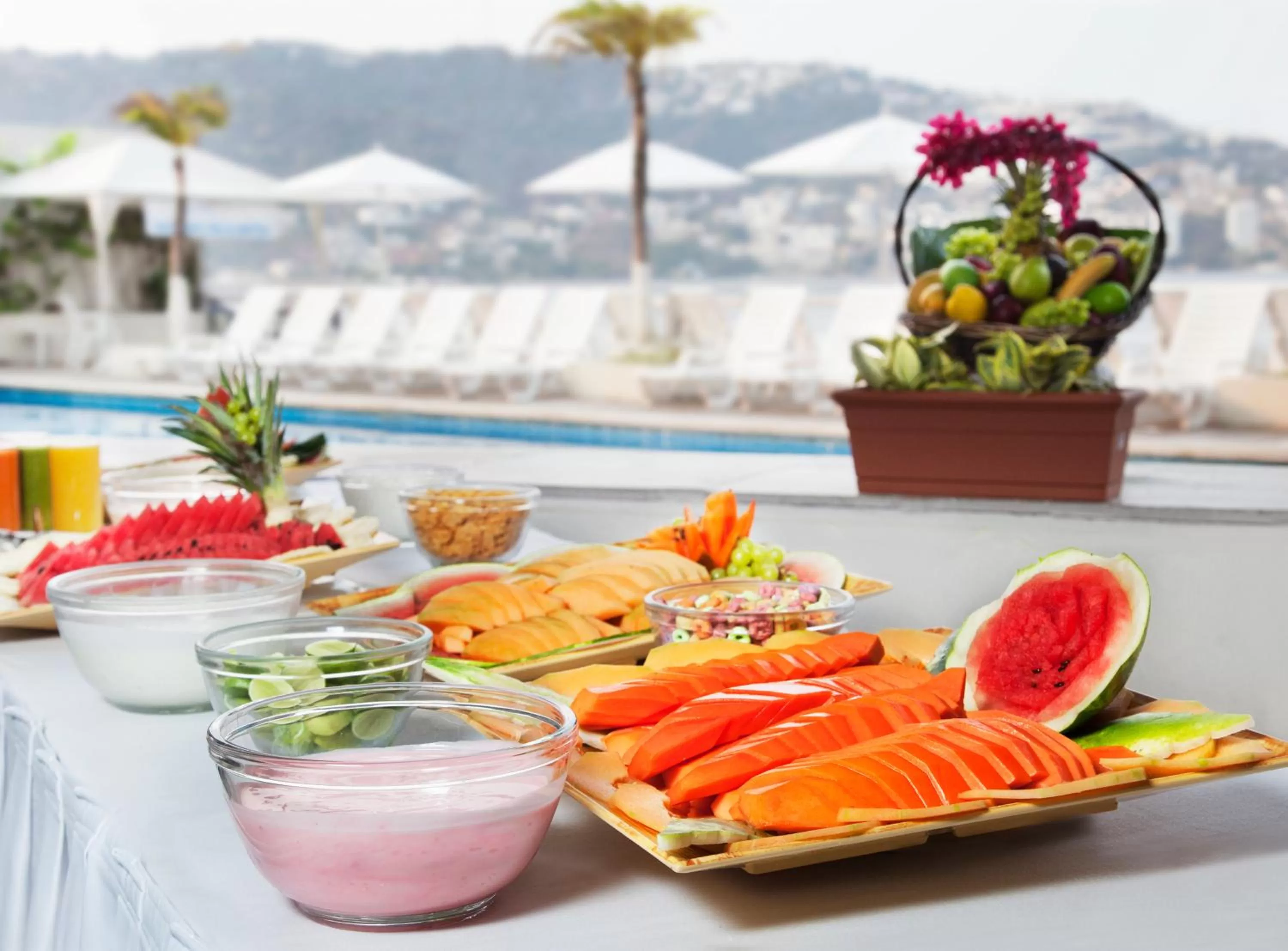 Buffet breakfast, Food in Calinda Beach Acapulco