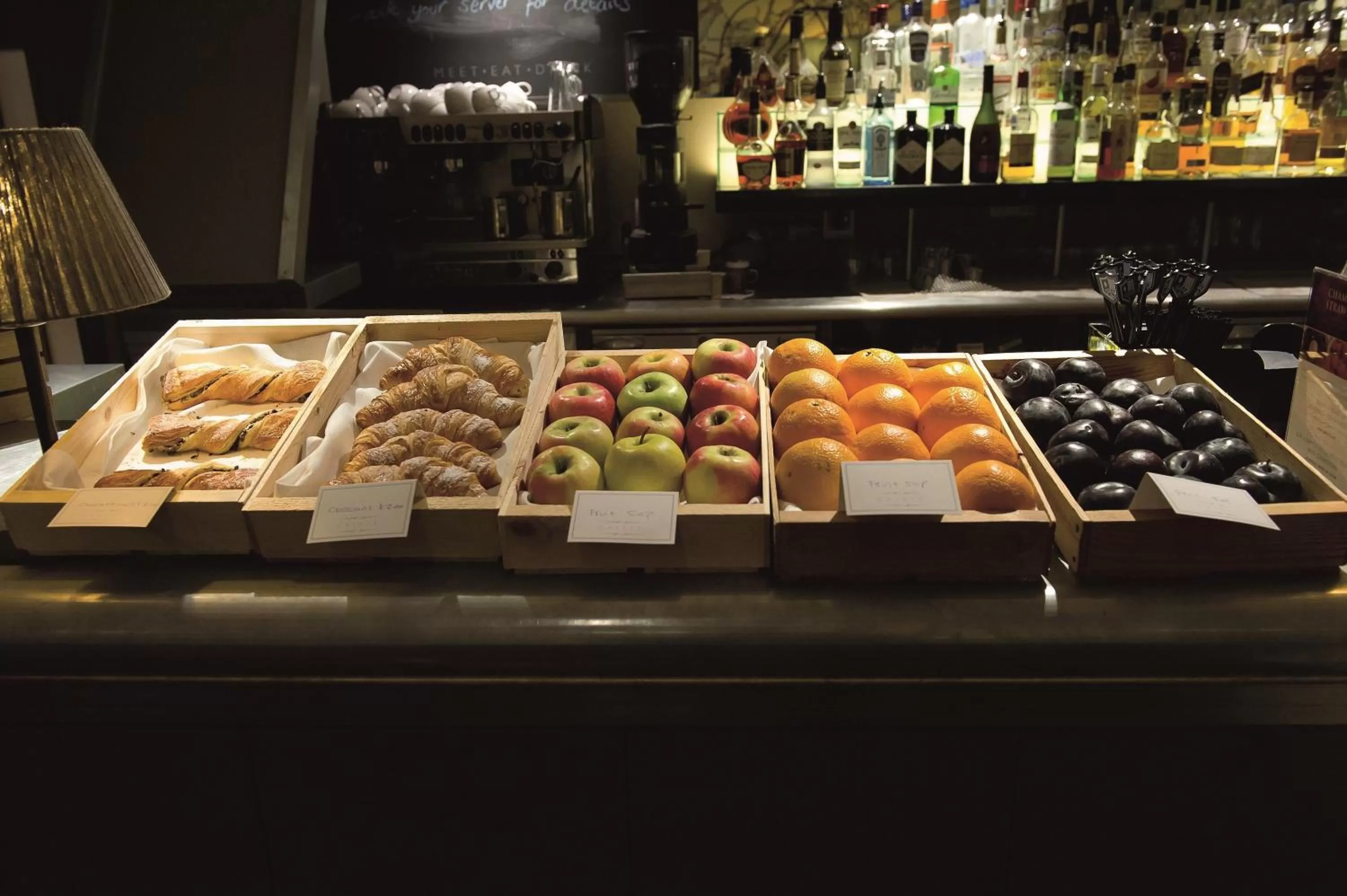 Continental breakfast in Macdonald Inchyra Hotel & Spa