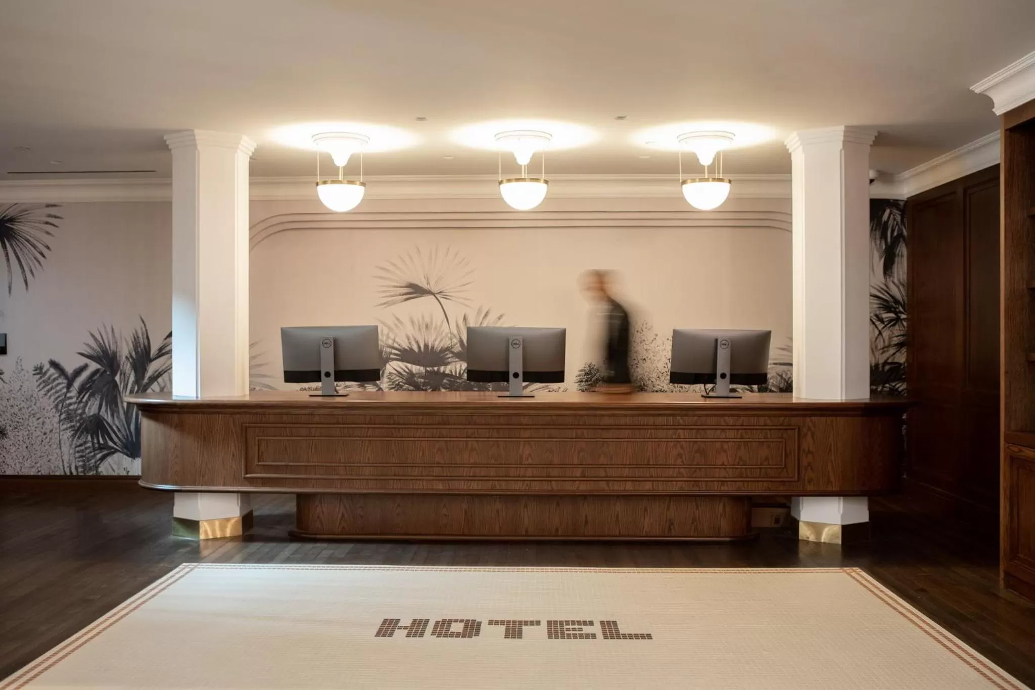 Lobby or reception in Hotel Emeline