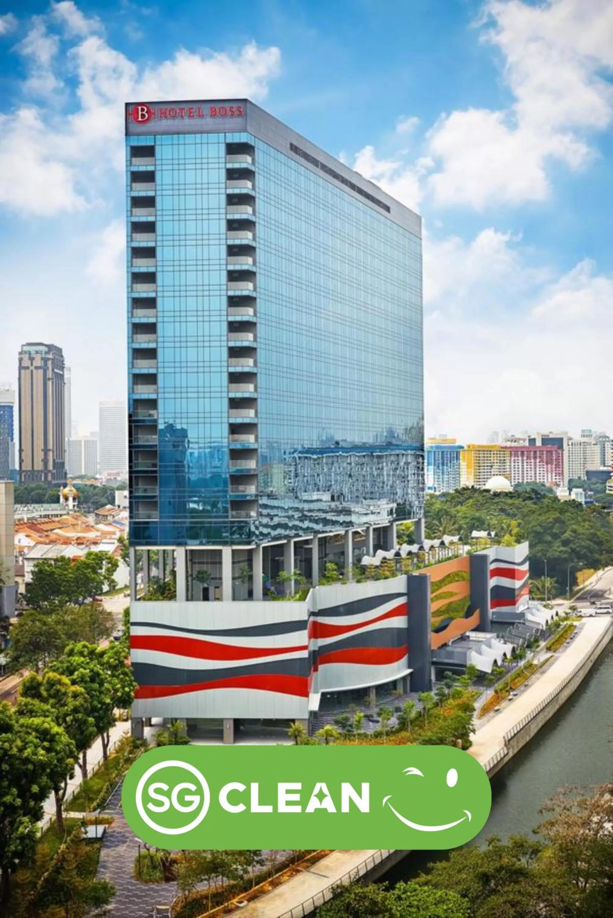 Facade/entrance in Hotel Boss