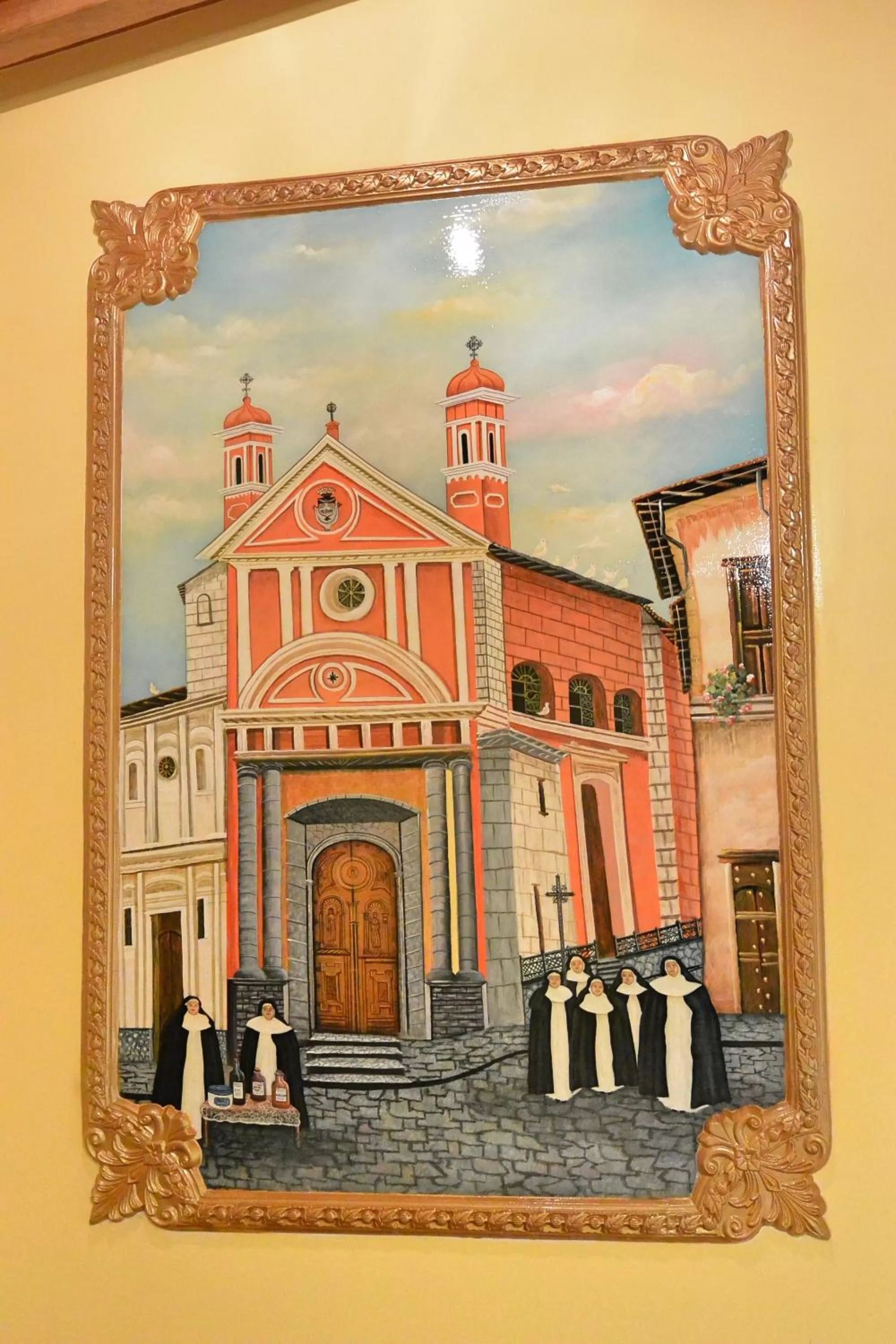 Decorative detail in Hotel La Basílica Quito